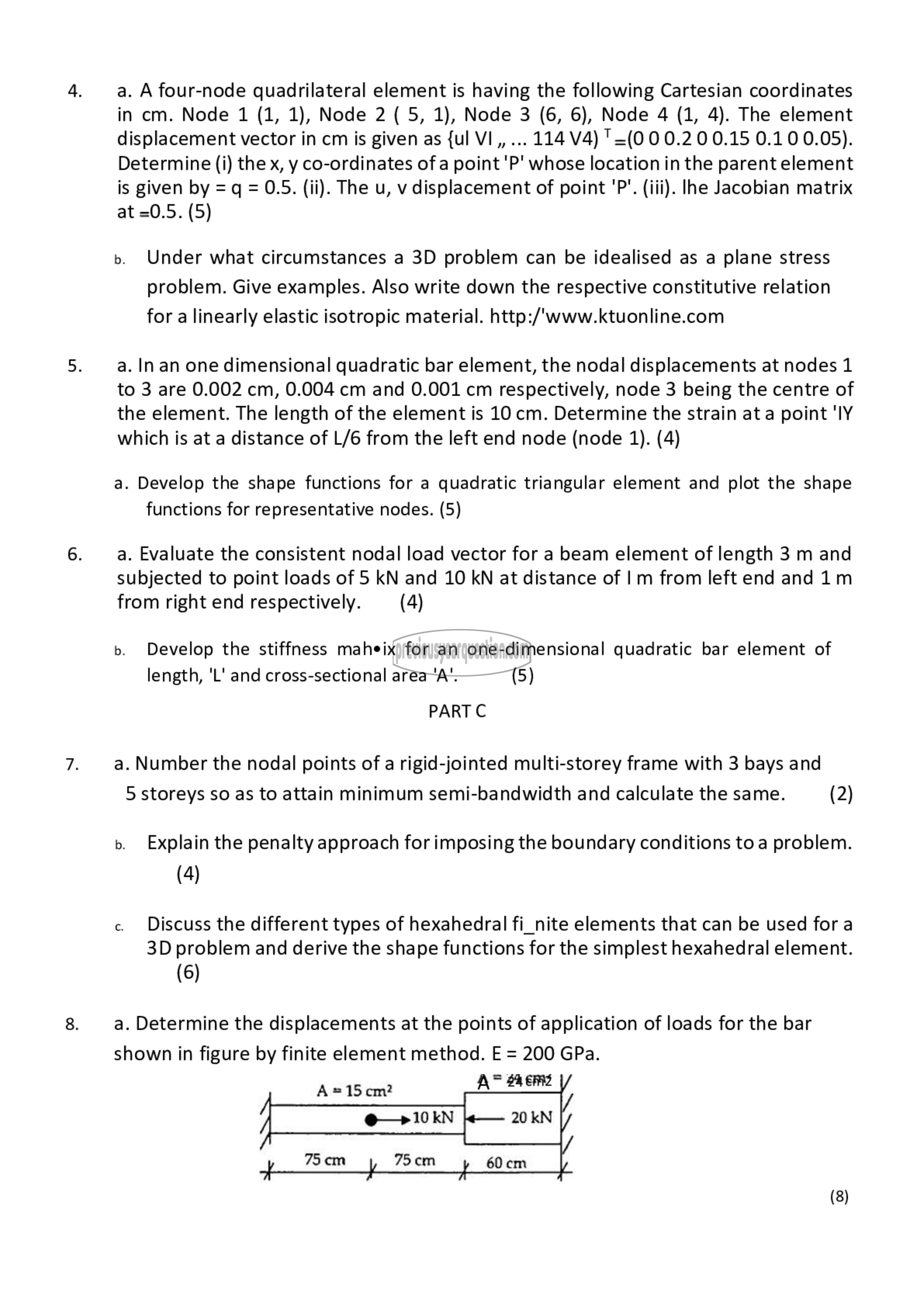 Question Paper - Finite Element Method-2