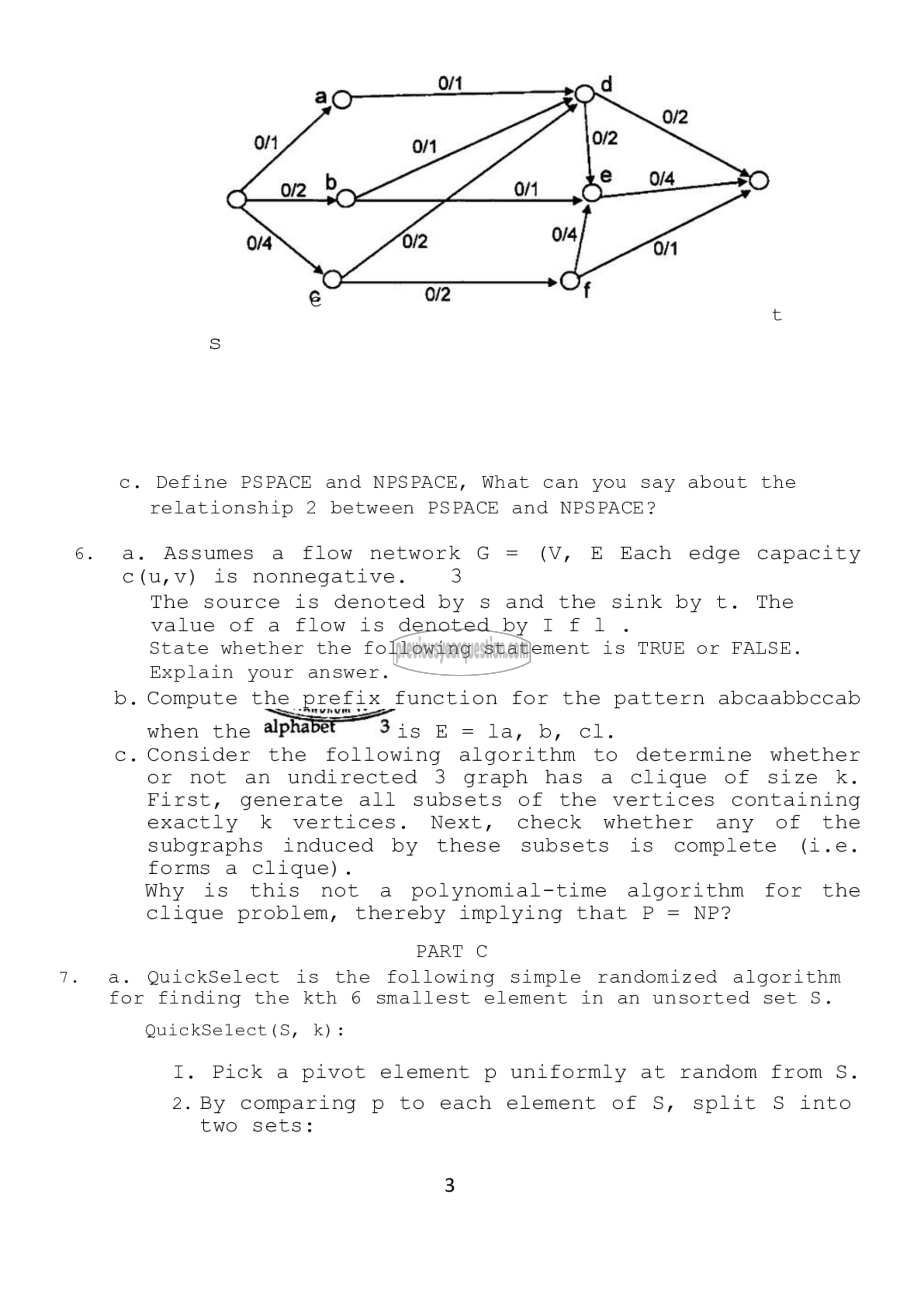 Question Paper - Advanced Data Structures and Algorithms-3