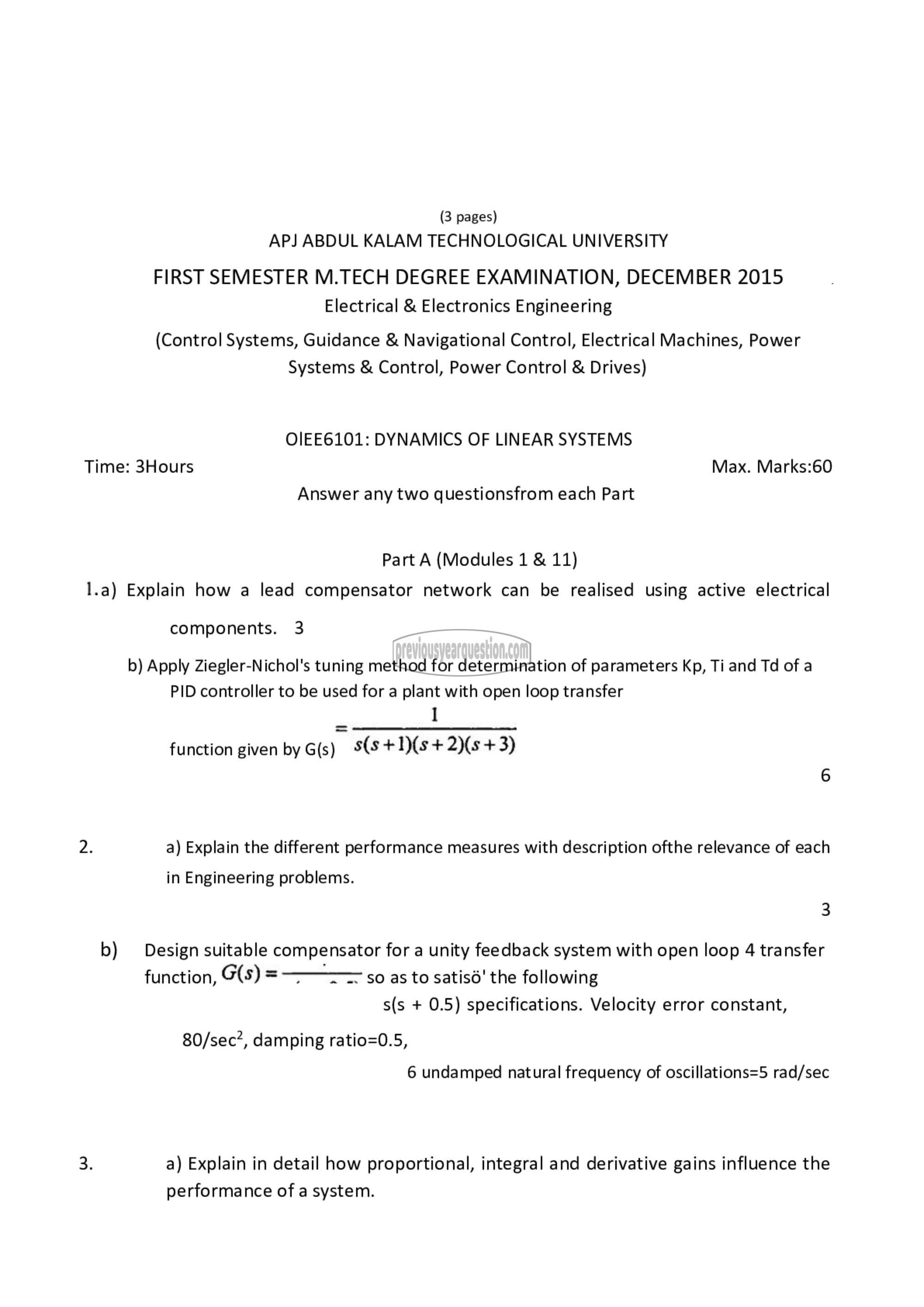 Question Paper - Instrumentation System Design-1