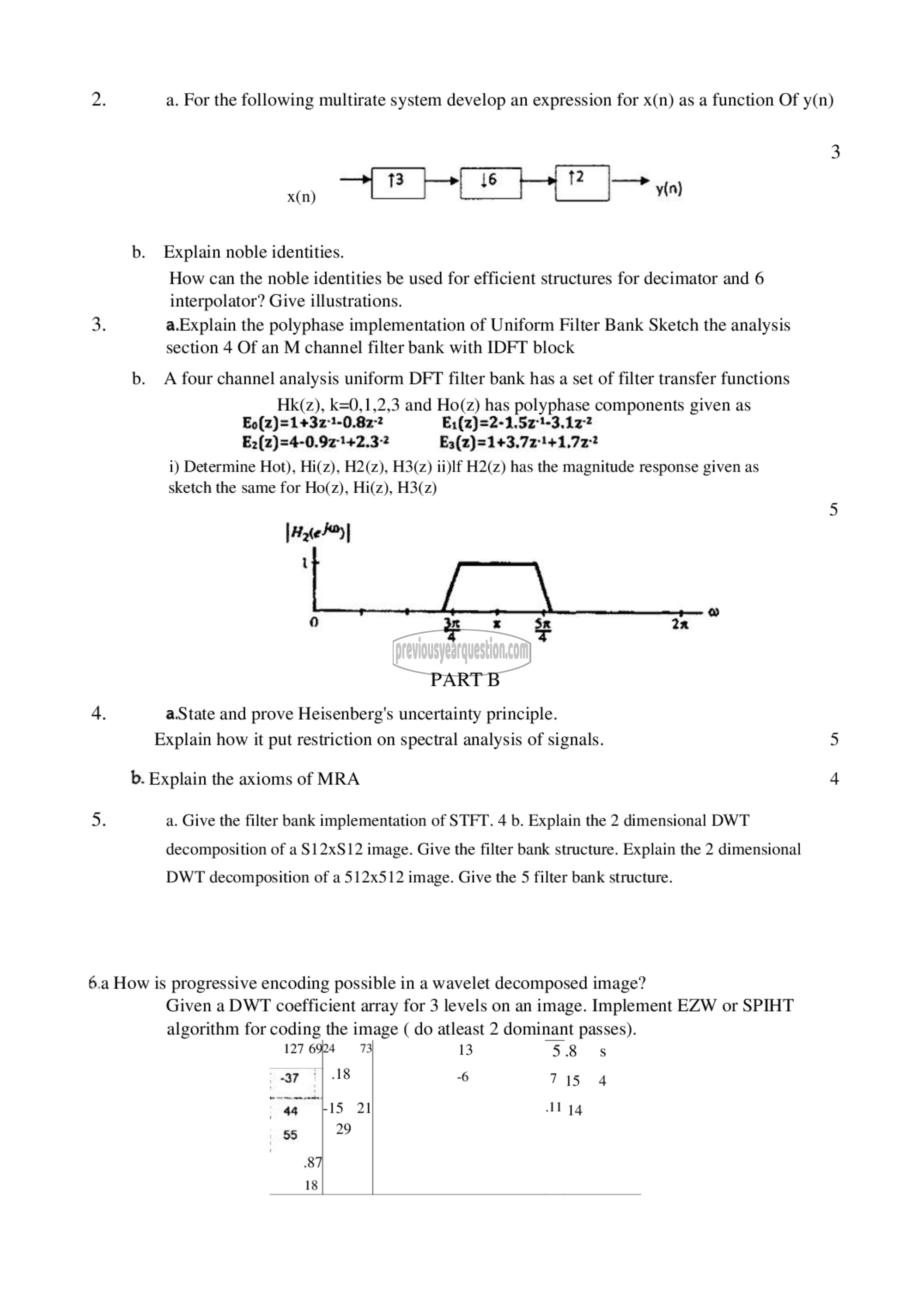 Question Paper - Advanced Digital Signal Processing-2