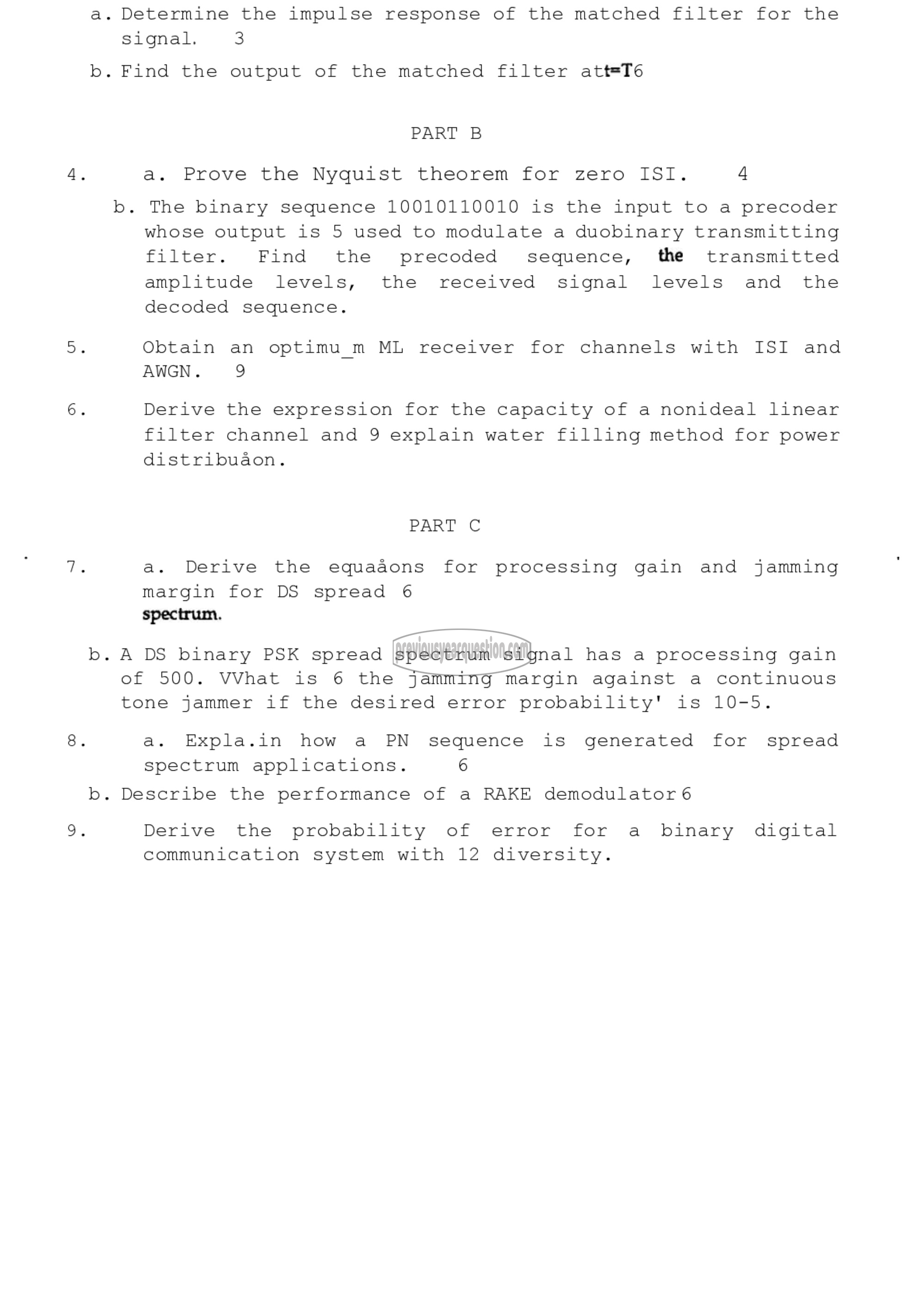 Question Paper - Advanced Digital Communication-2