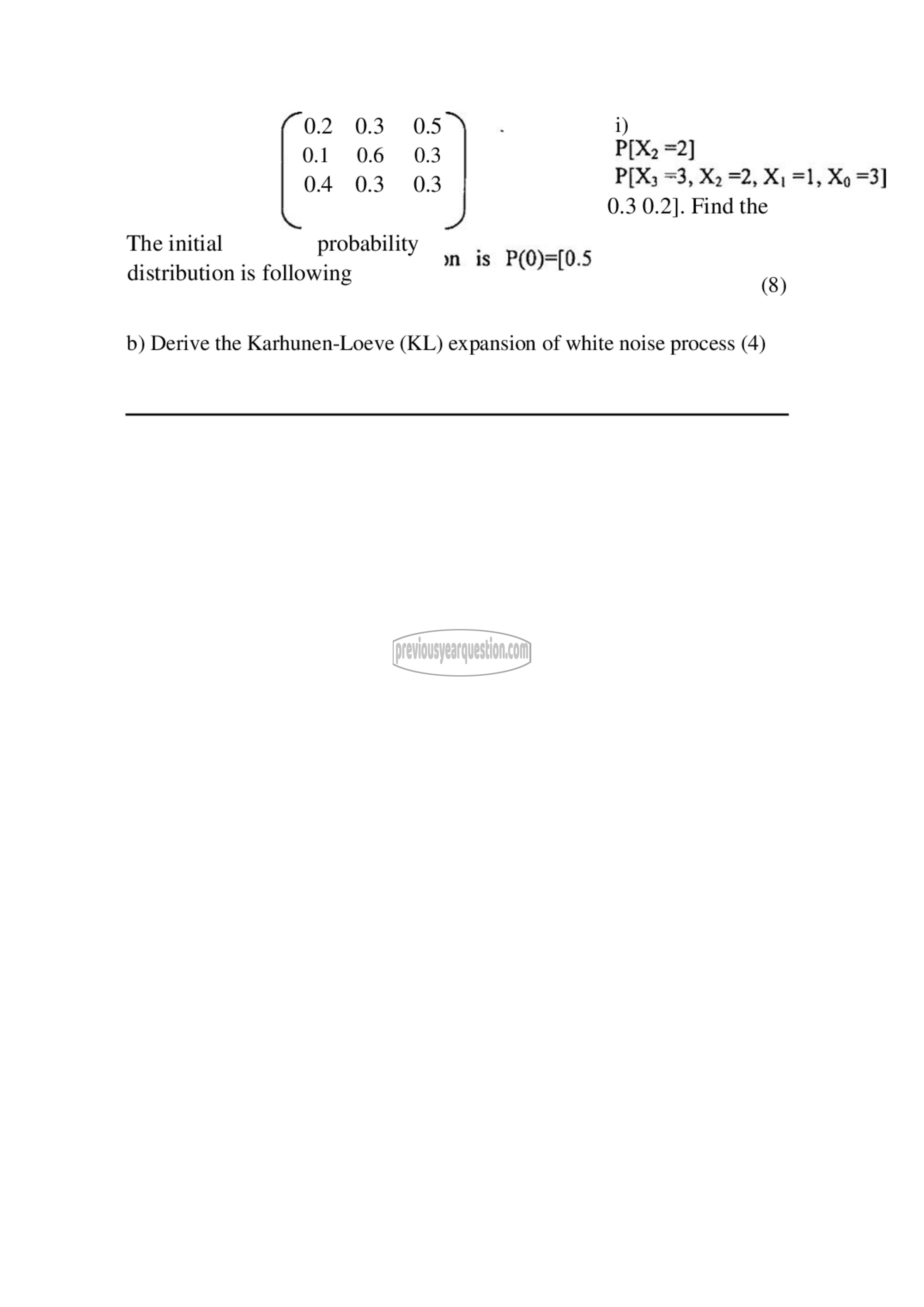 Question Paper - Random Processes & Applications-3