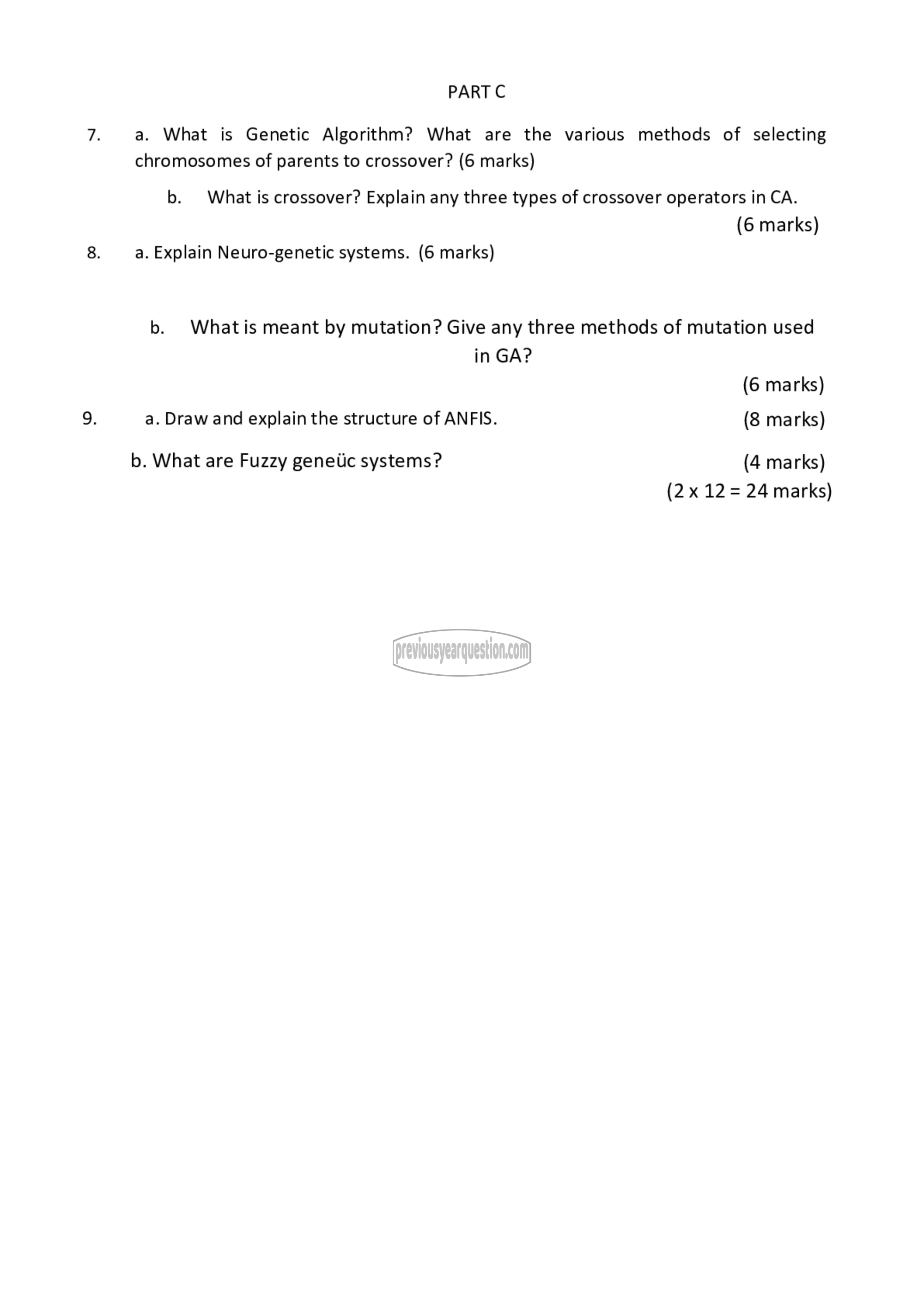 Question Paper - Soft Computing Techniques-3