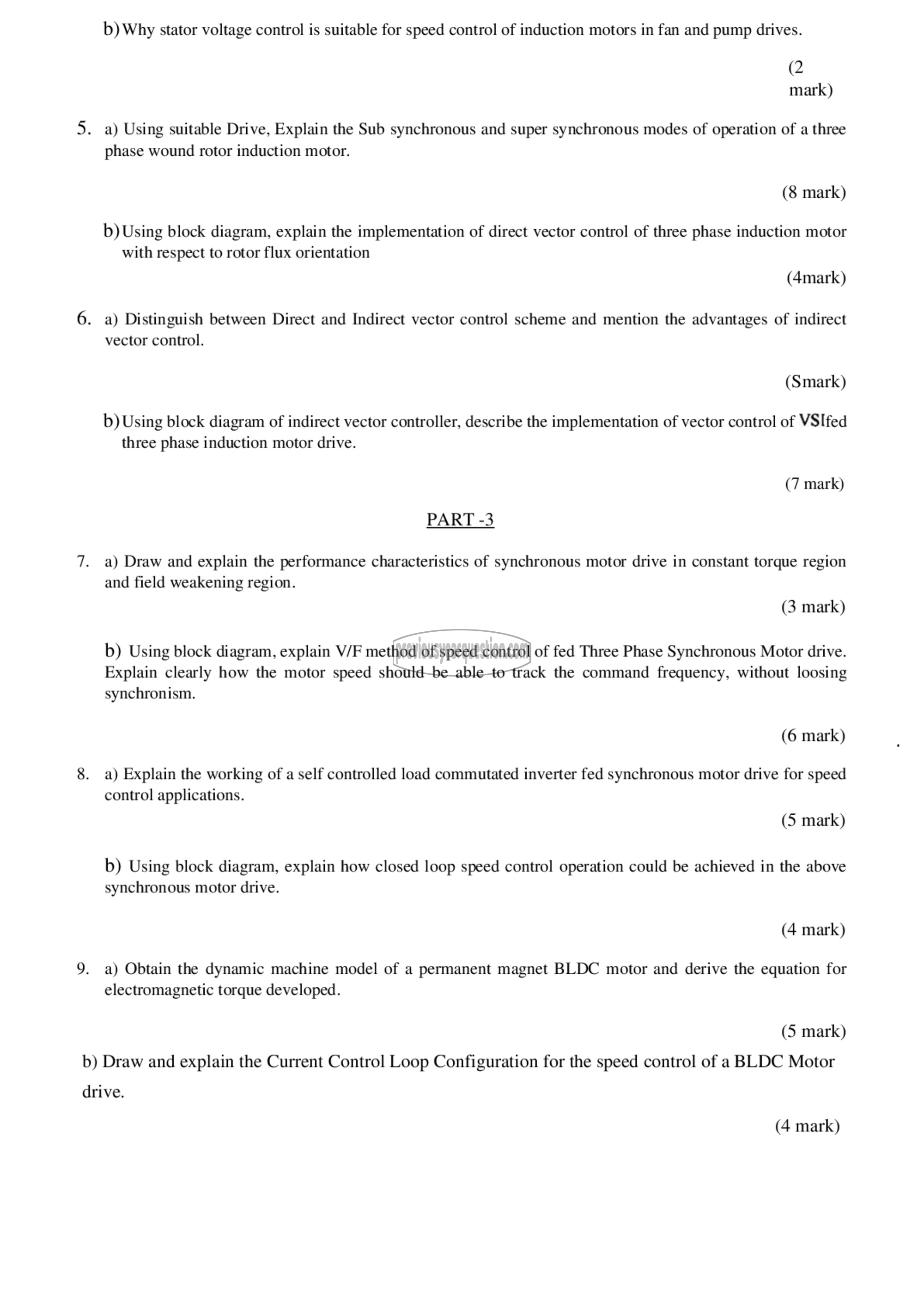 Question Paper - Electric Drives-2