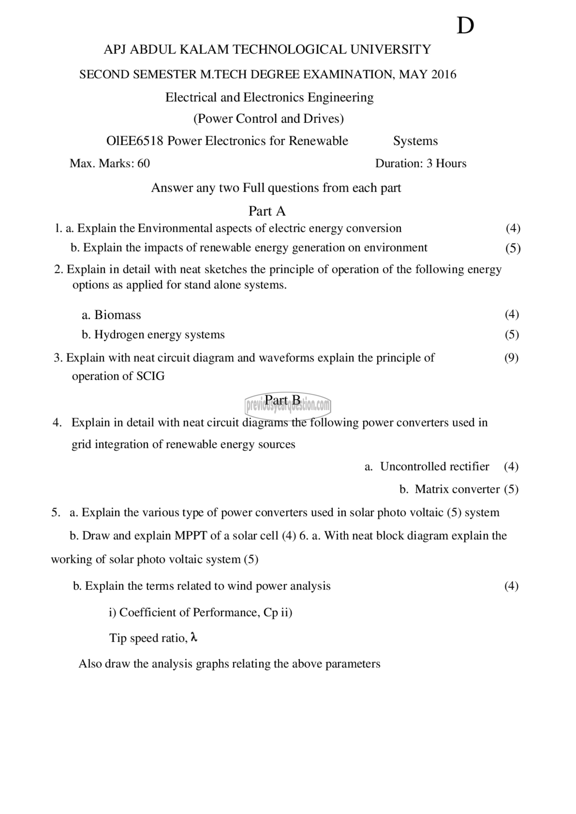 Power Electronics for Renewable Energy Systems page 1 APJ