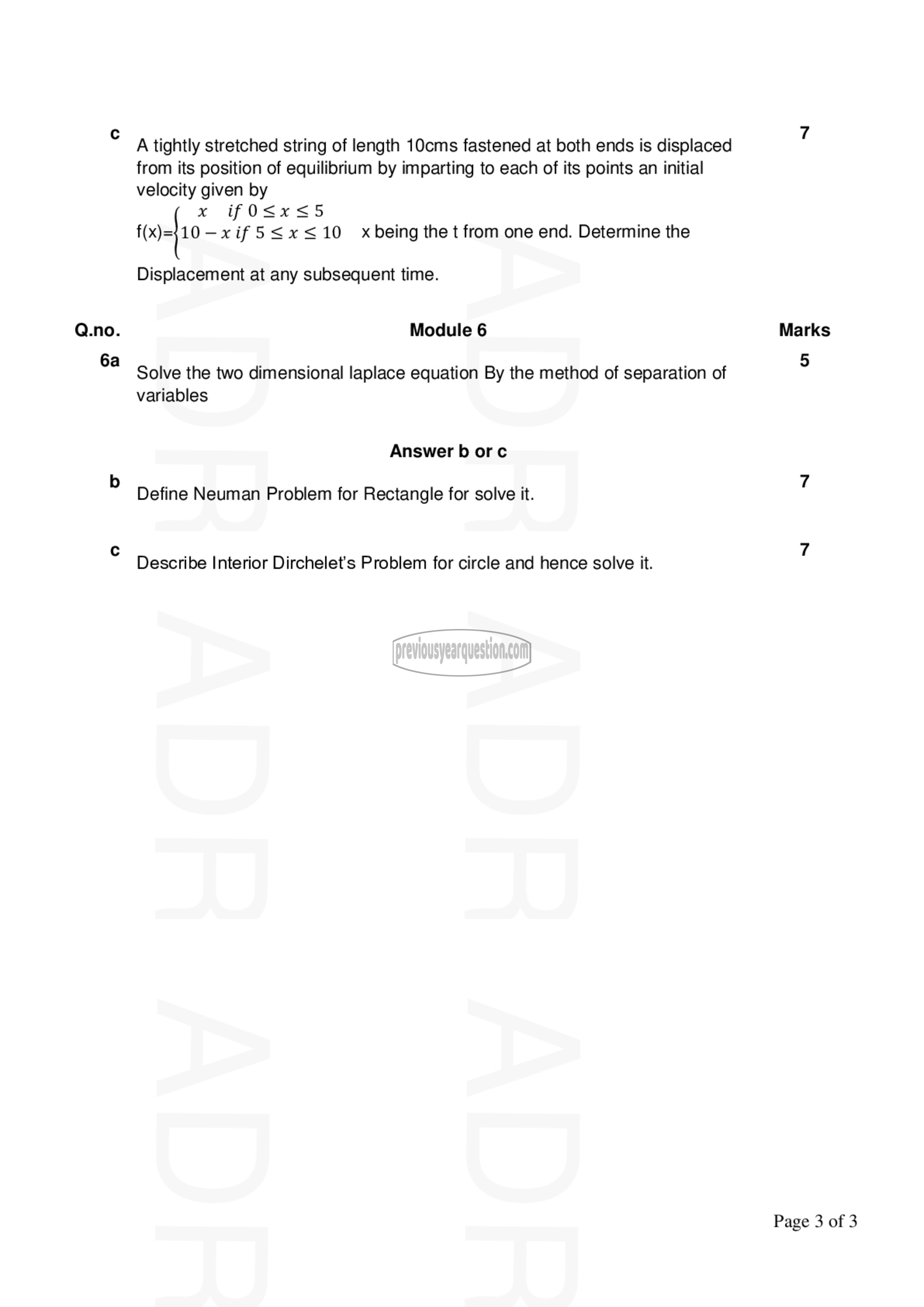 Question Paper - Numerical Methods in Heat Transfer-3