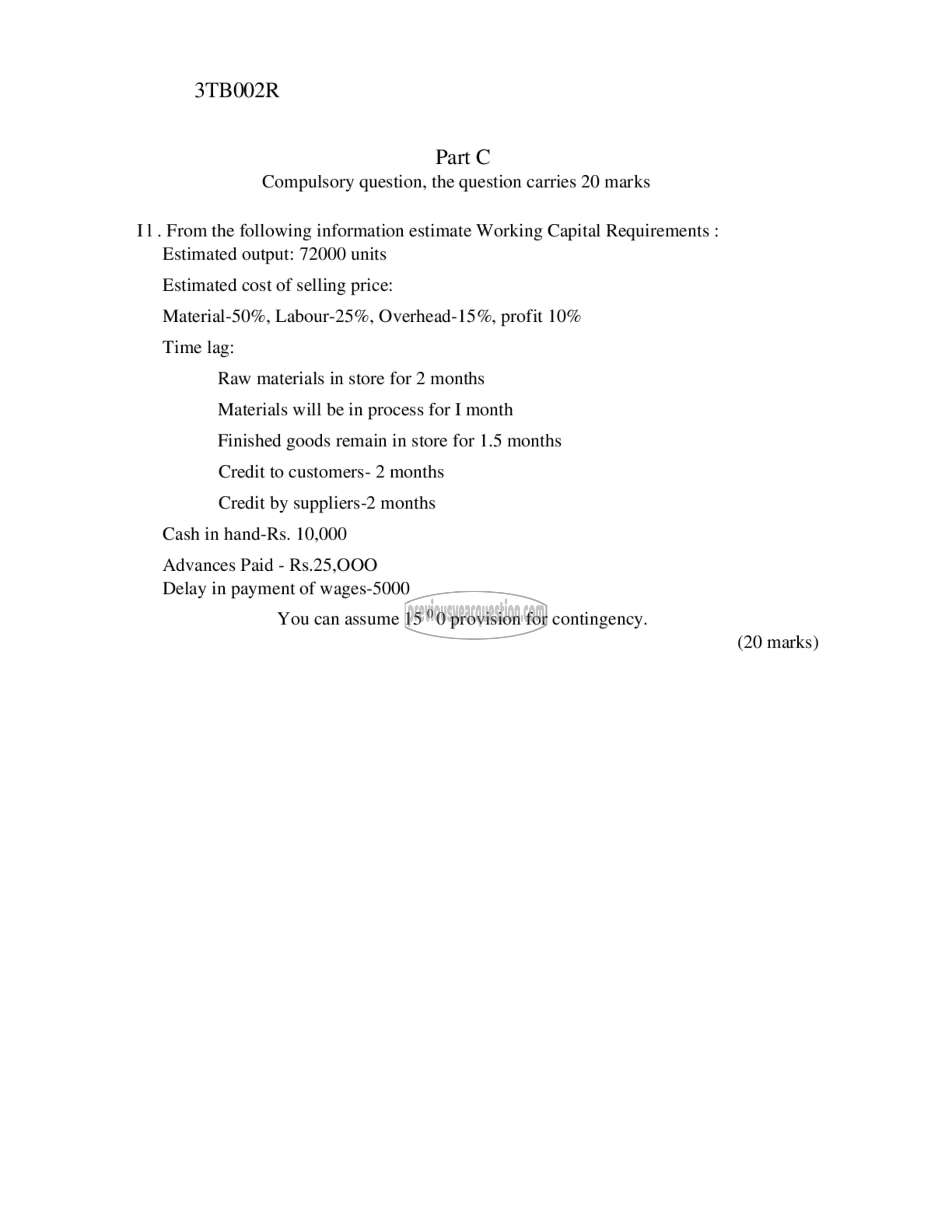 Question Paper - Financial Management II-2