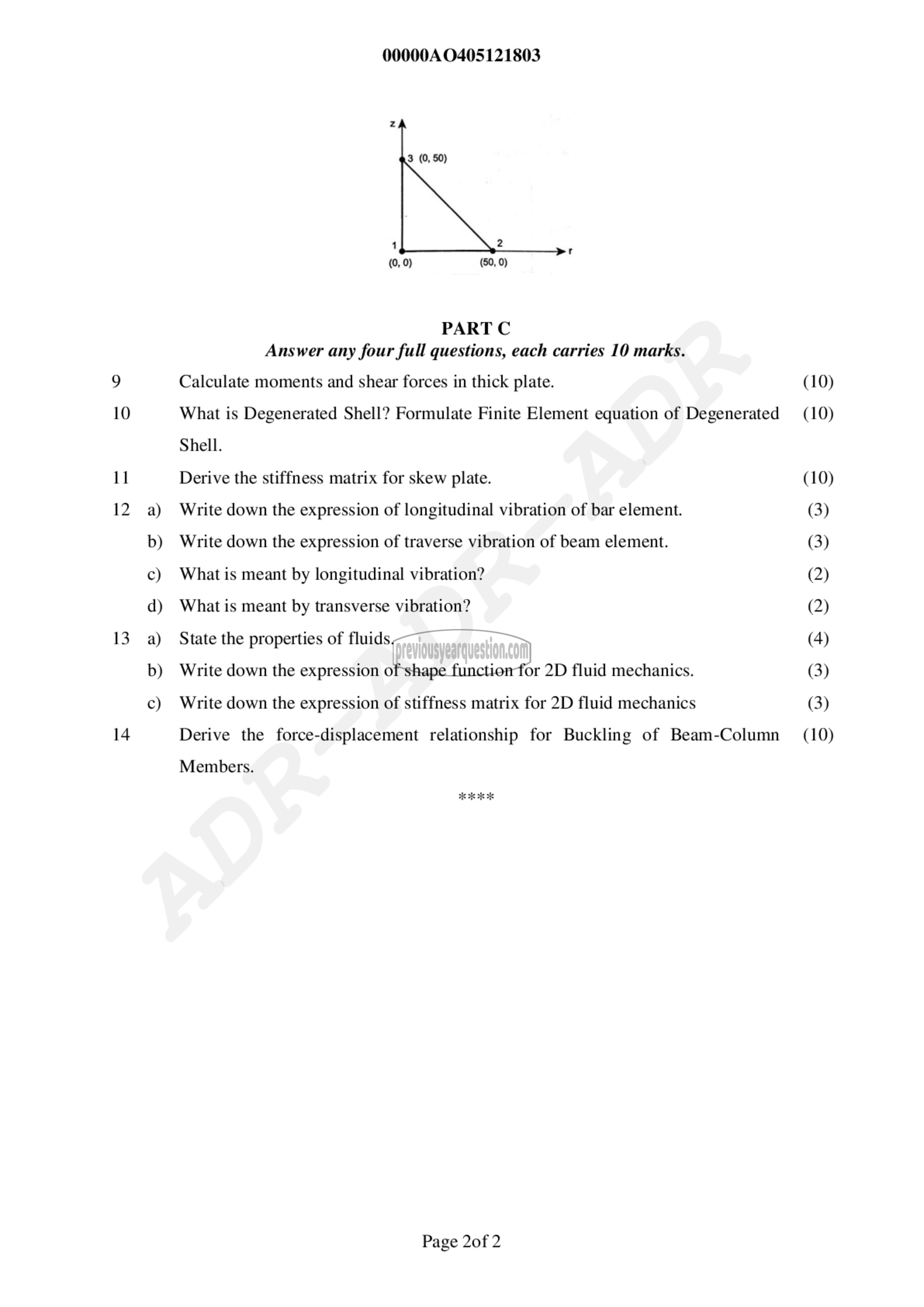 Question Paper - Finite Element Method-2