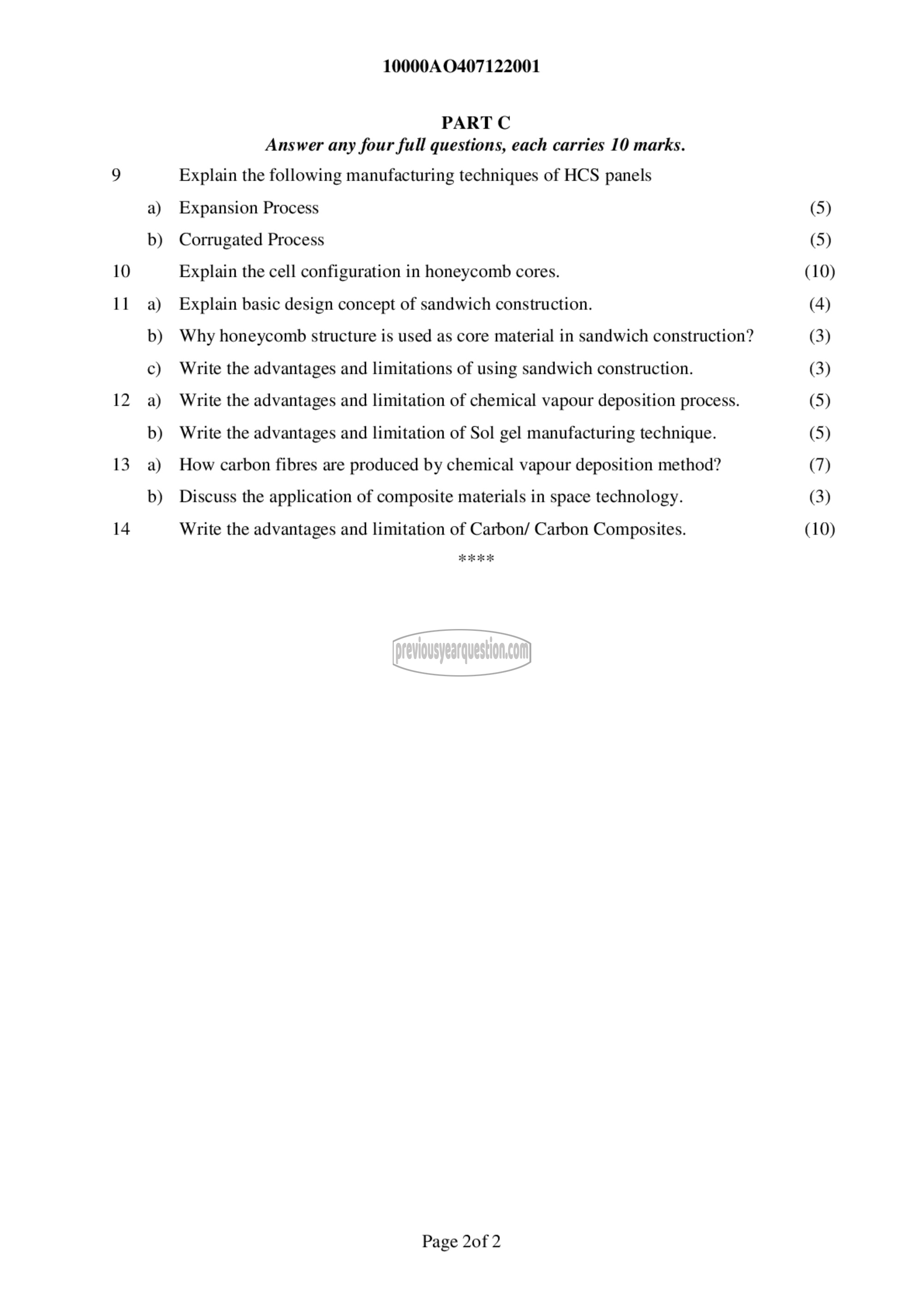 Question Paper - Composite Materials-2