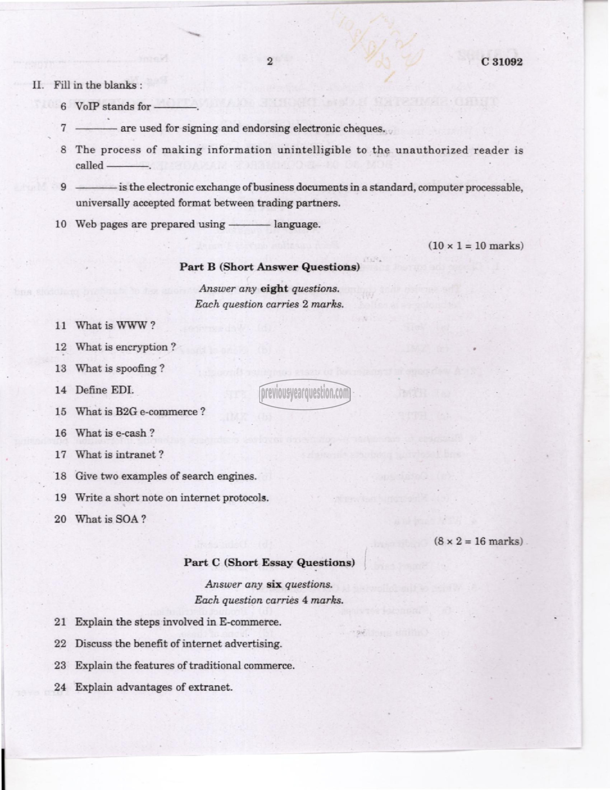 Question Paper - Human Resource Management-2