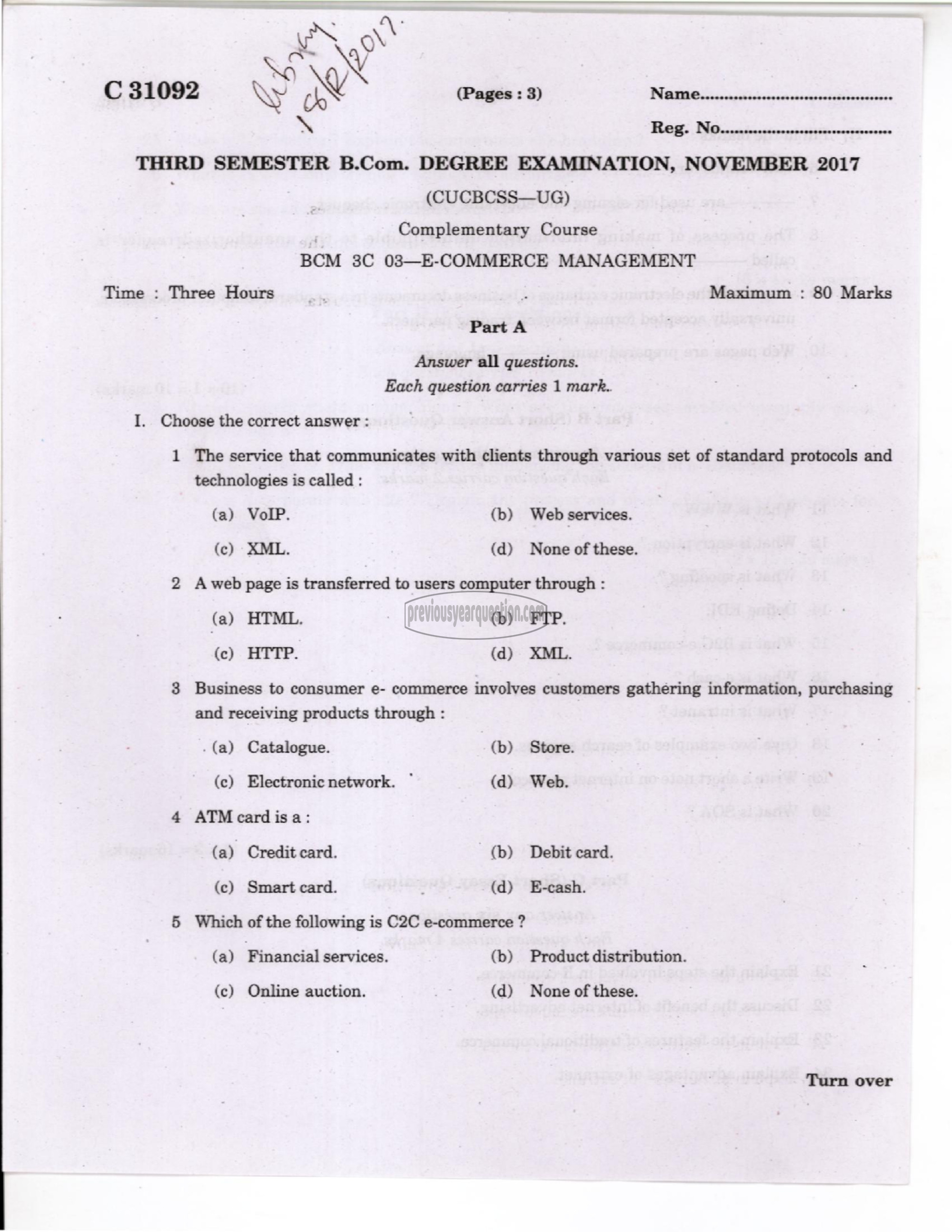 Question Paper - Human Resource Management-1