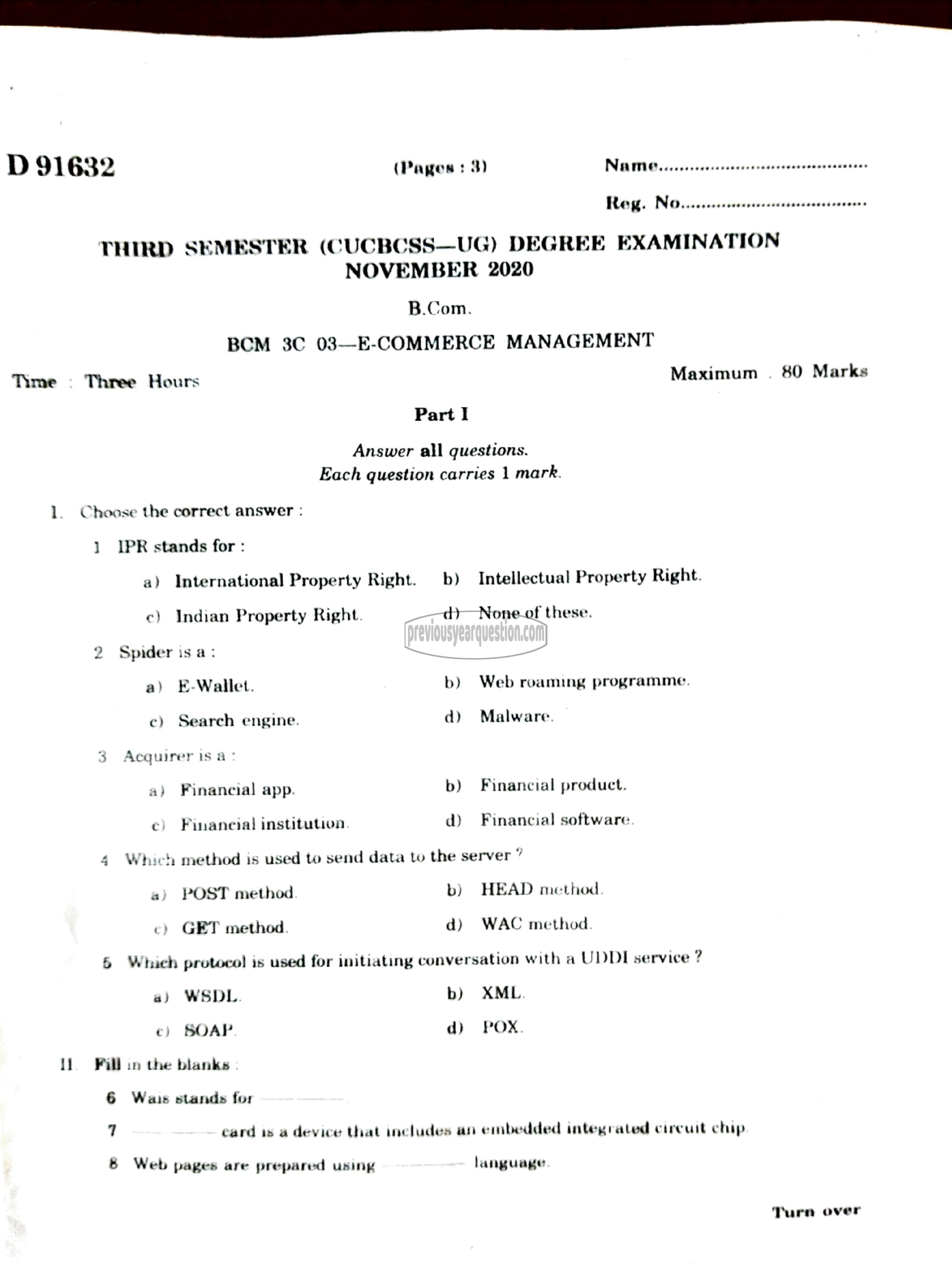 Question Paper - Human Resource Management-1