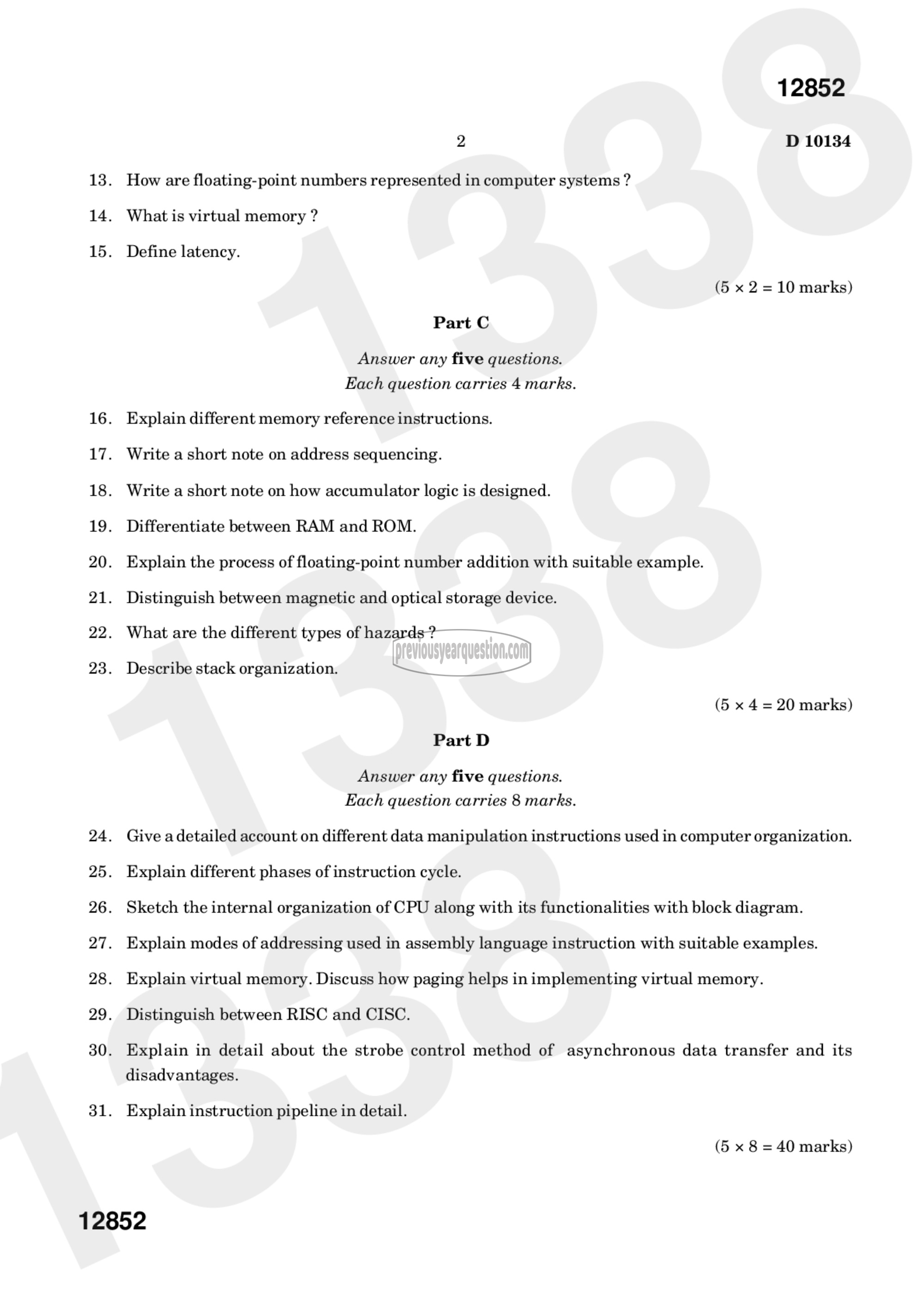 Question Paper - Java Programming-2