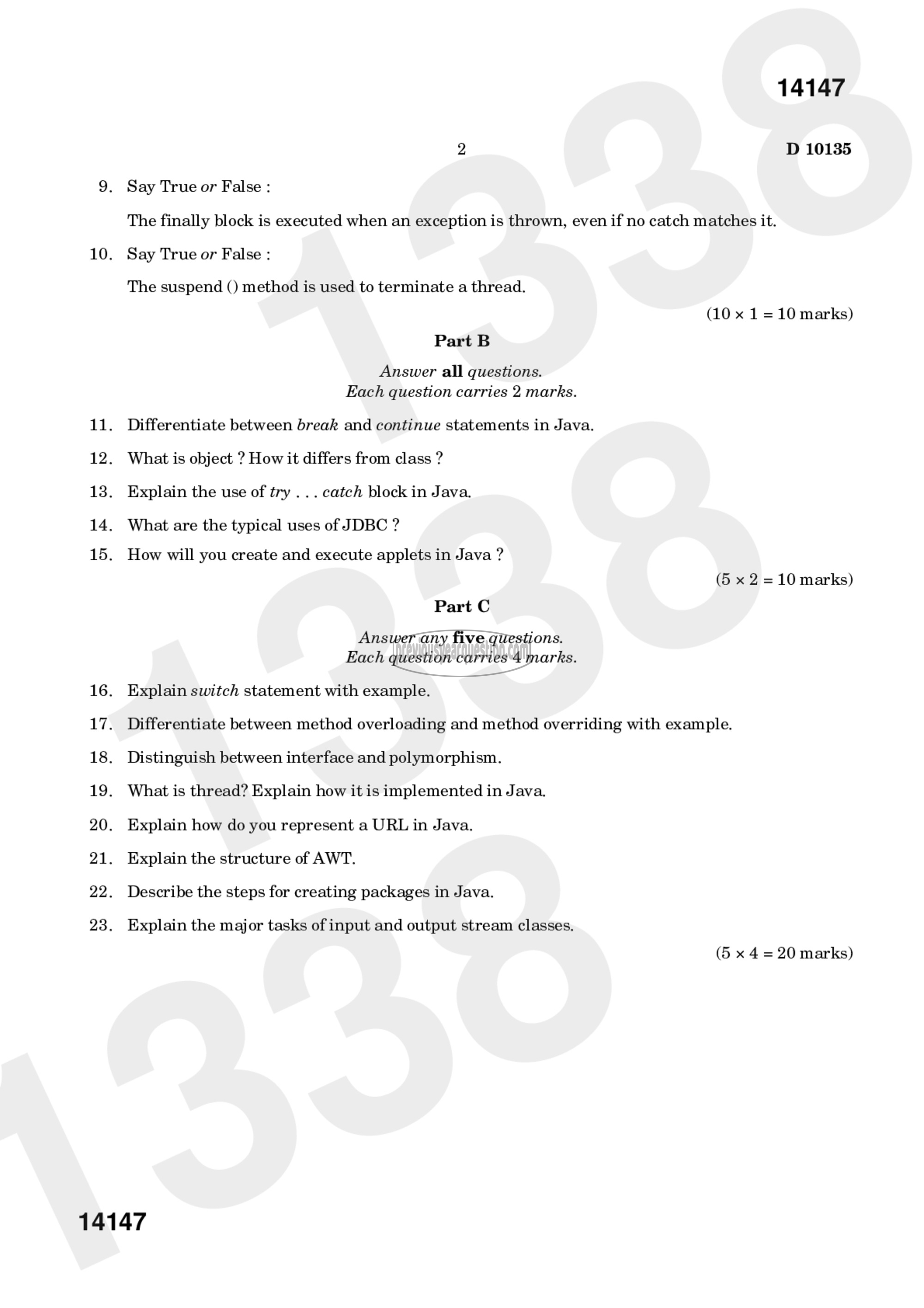 Question Paper - Web Programming Using PHP-2