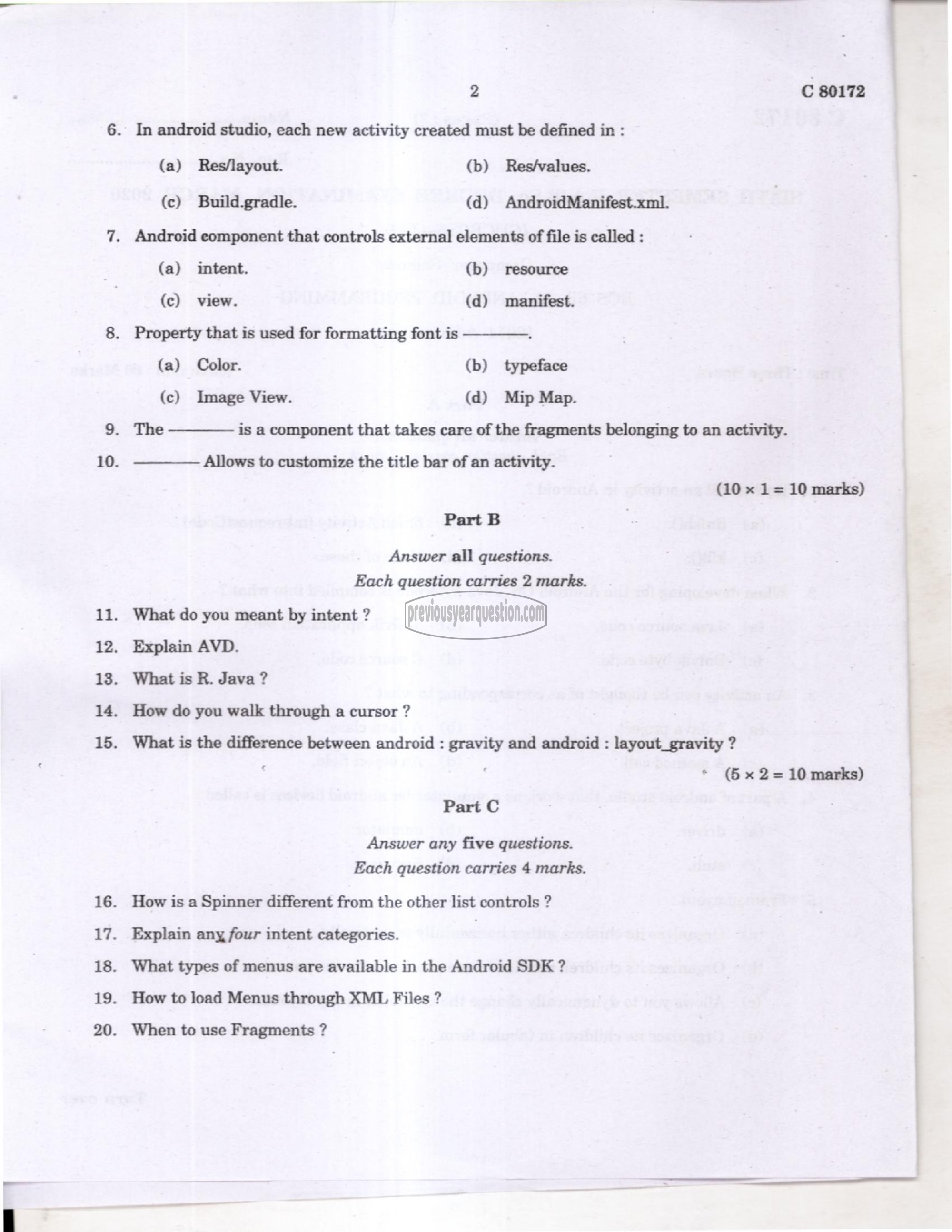 Question Paper - Operating Systems-2