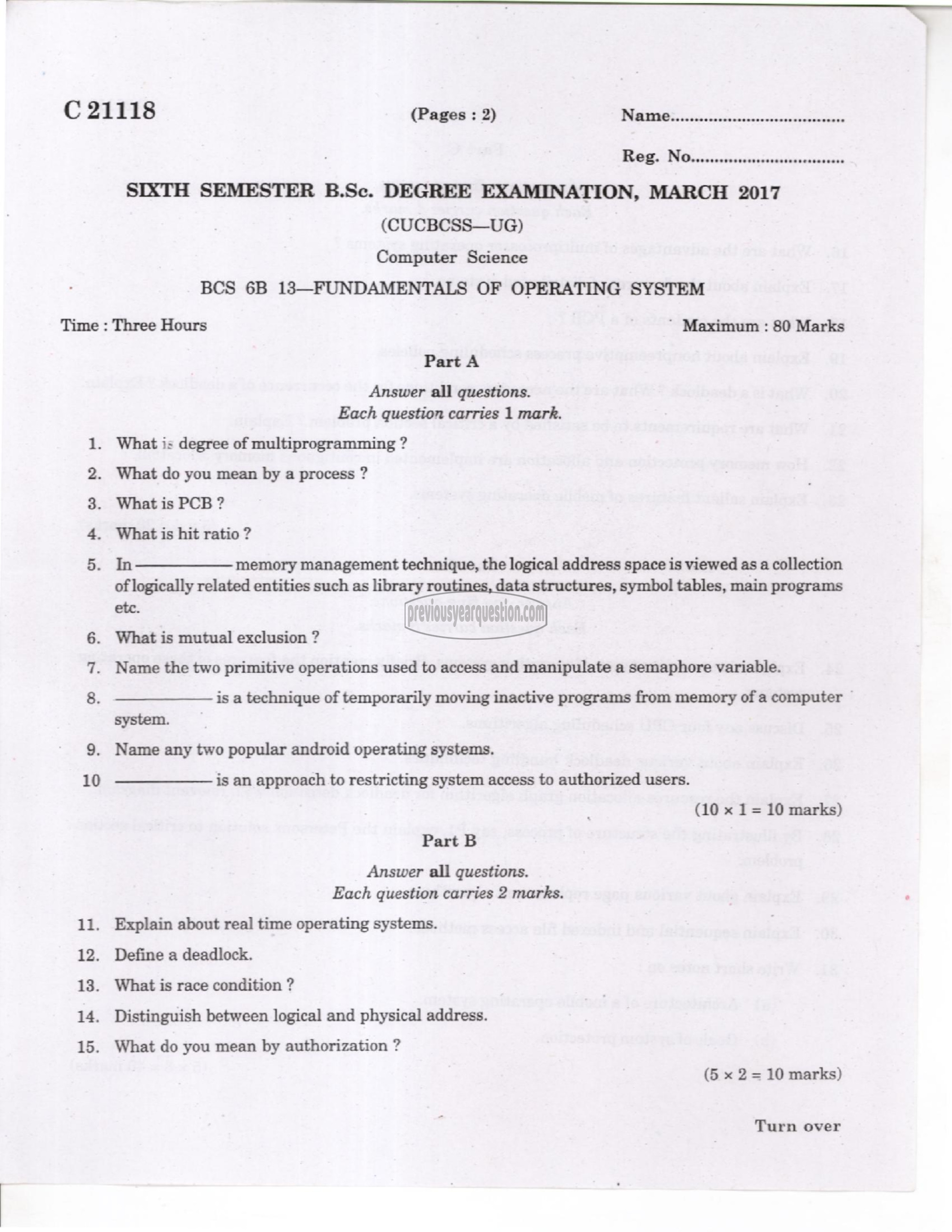 Question Paper - Computer Networks-1