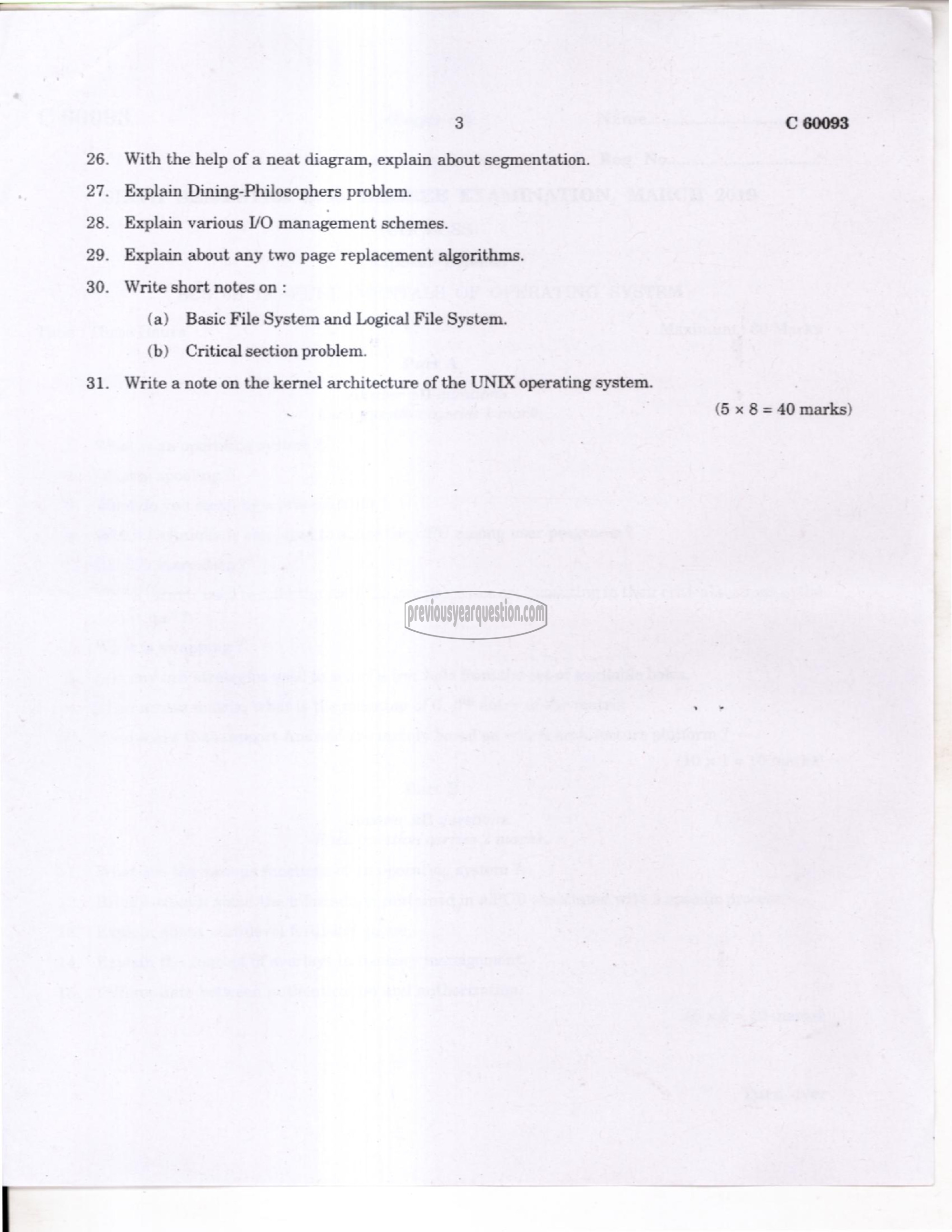 Question Paper - Computer Networks-3