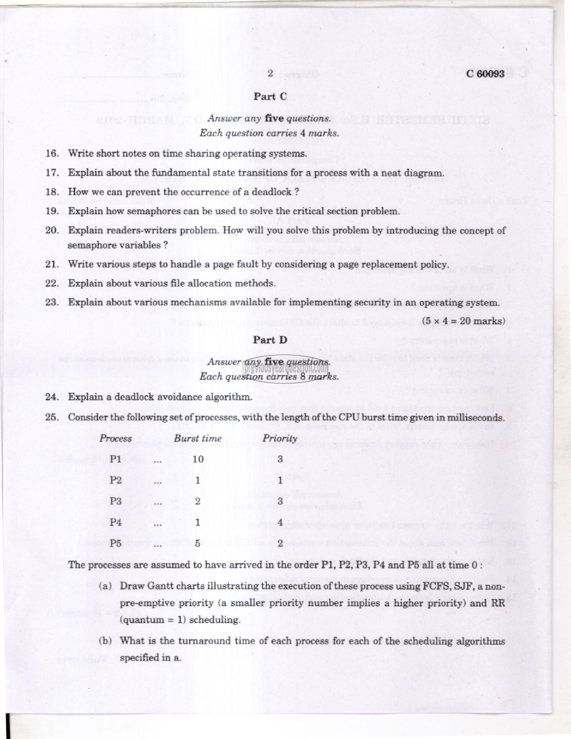 Question Paper - Computer Networks-2