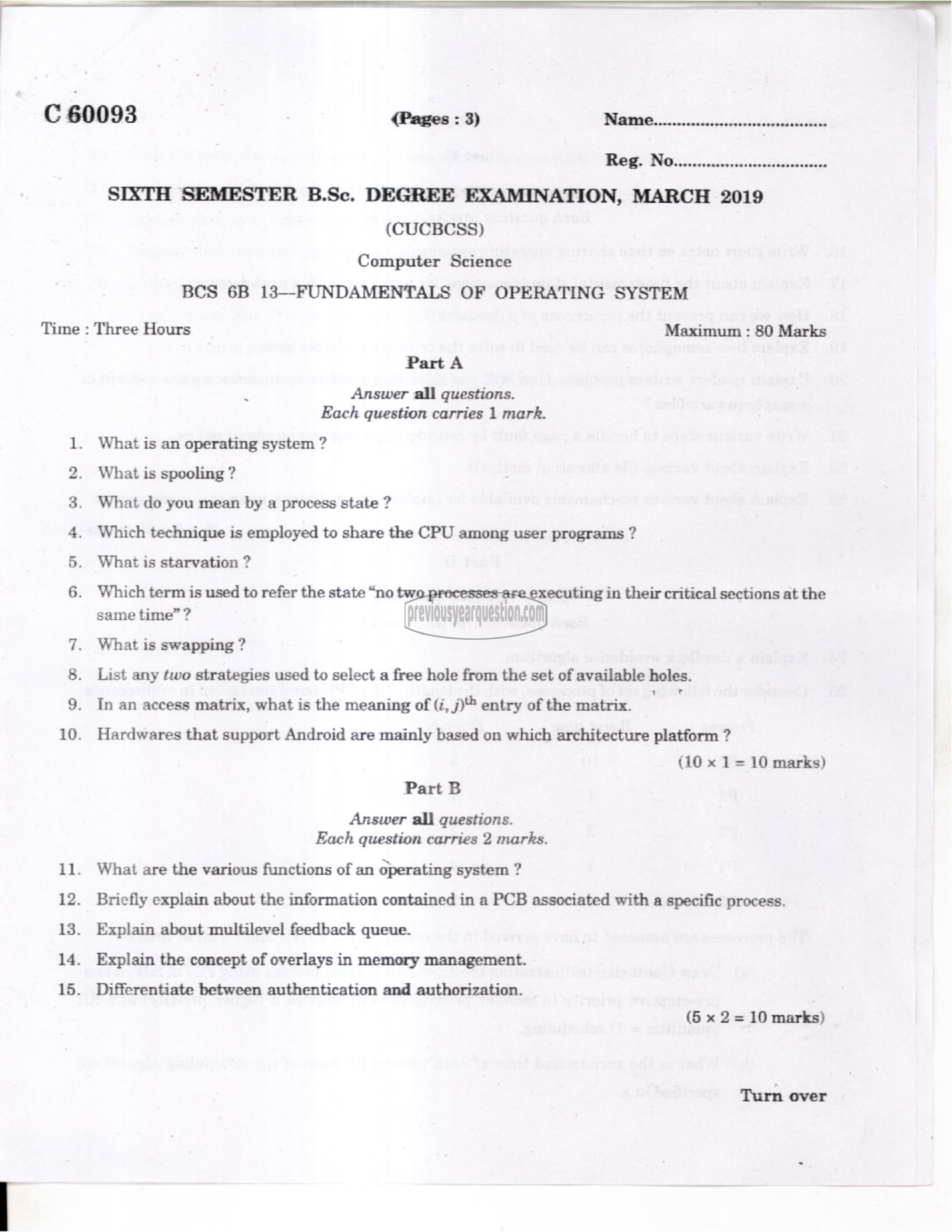 Question Paper - Computer Networks-1