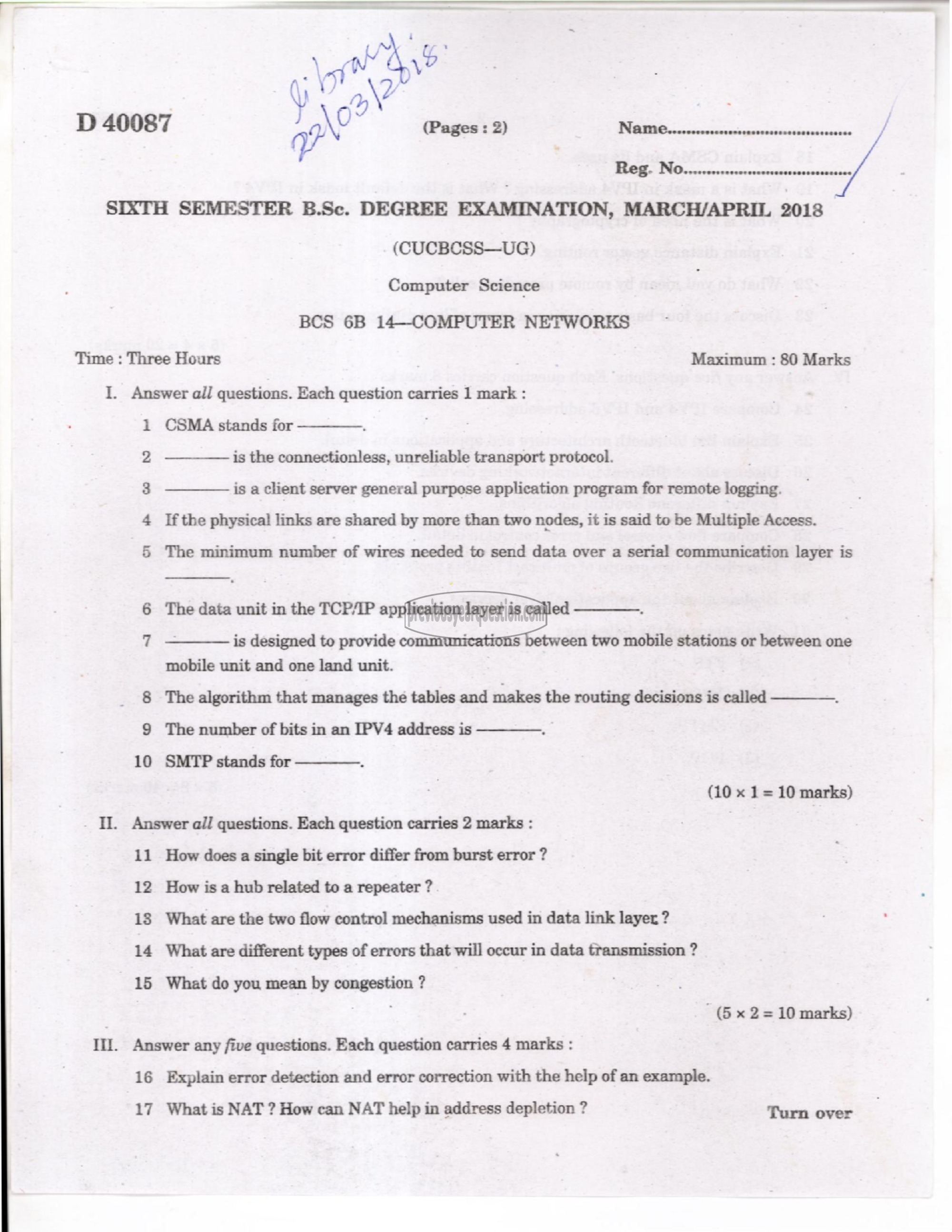 Question Paper - Programming Laboratory III: Java and PHP Programming-1