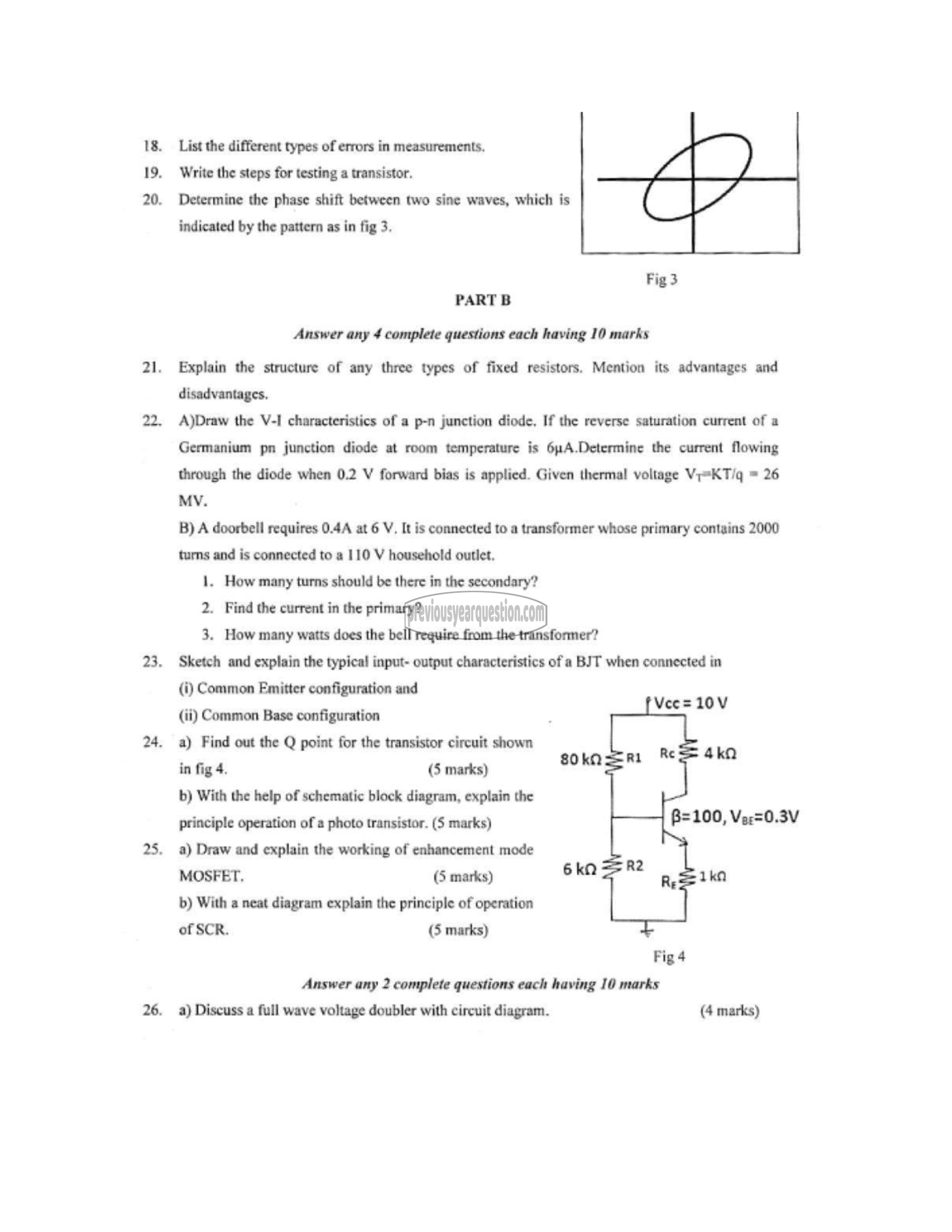 Question Paper - INTRODUCTION TO ELECTRONICS ENGINEERING-2