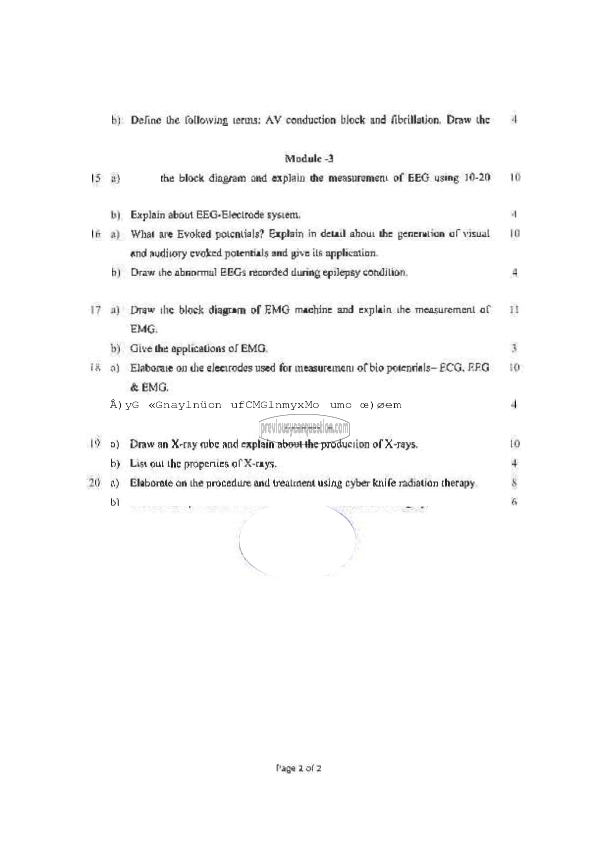 Question Paper - BIOPHYSICS-2