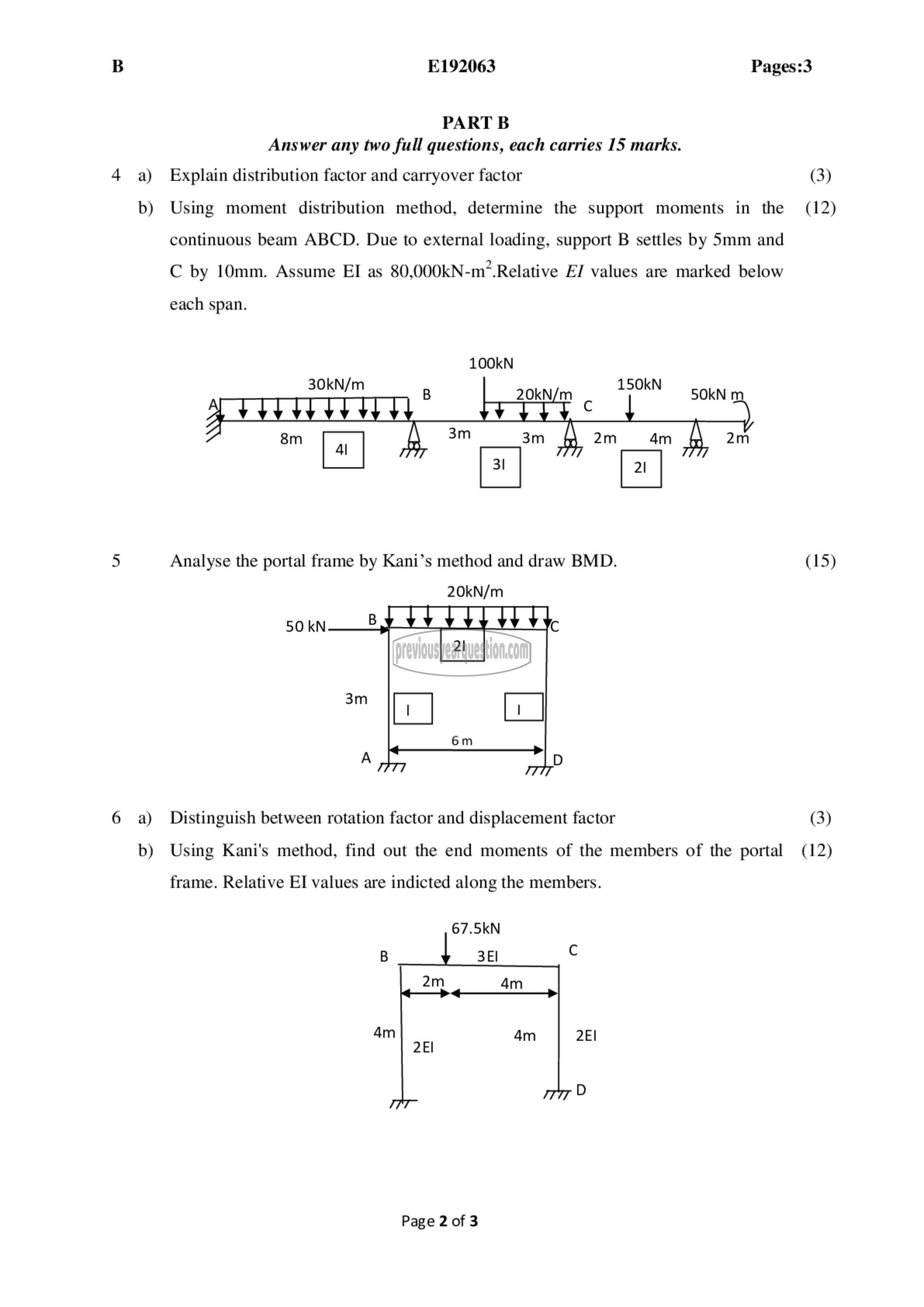 Question Paper - Structural Analysis- II-2