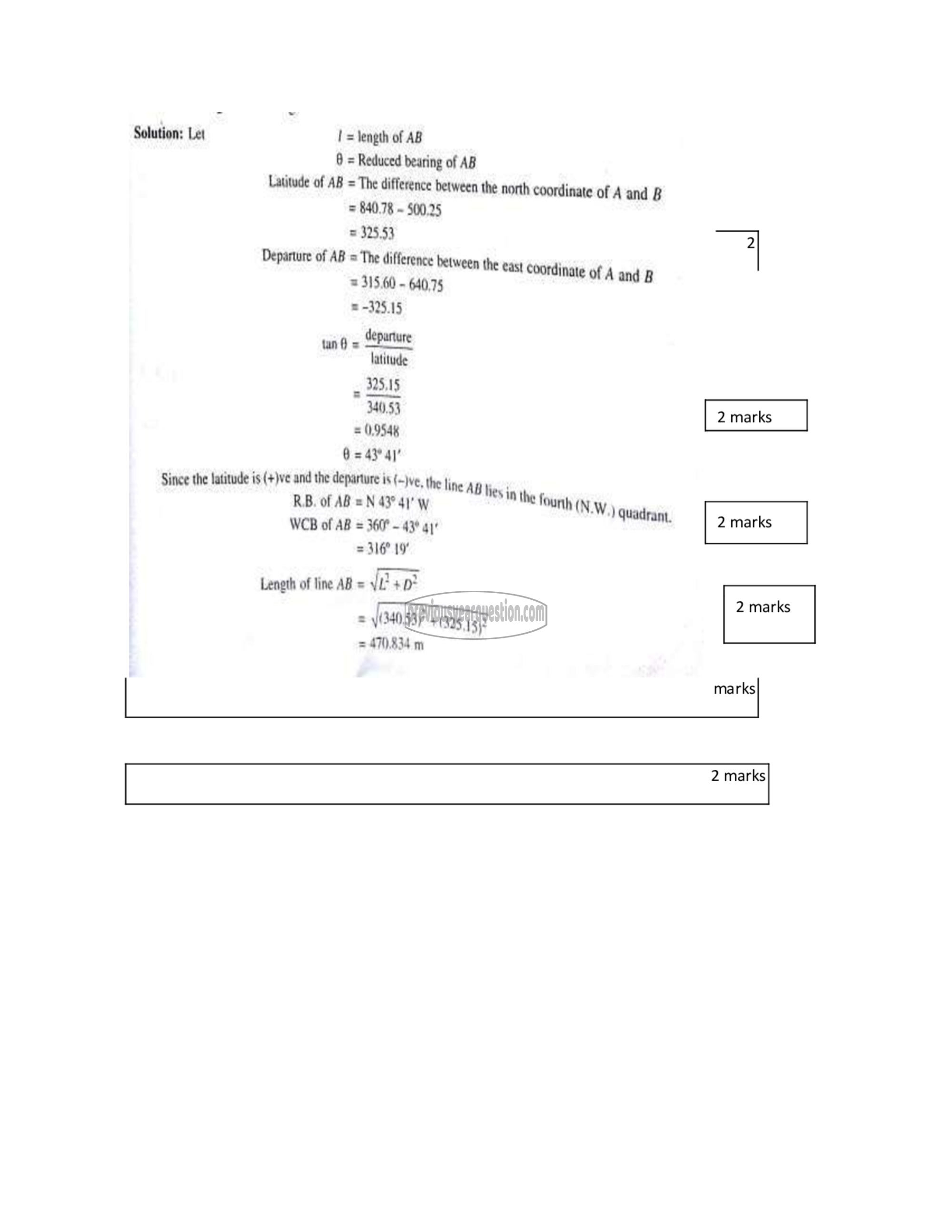 Question Paper - Geomatics-8