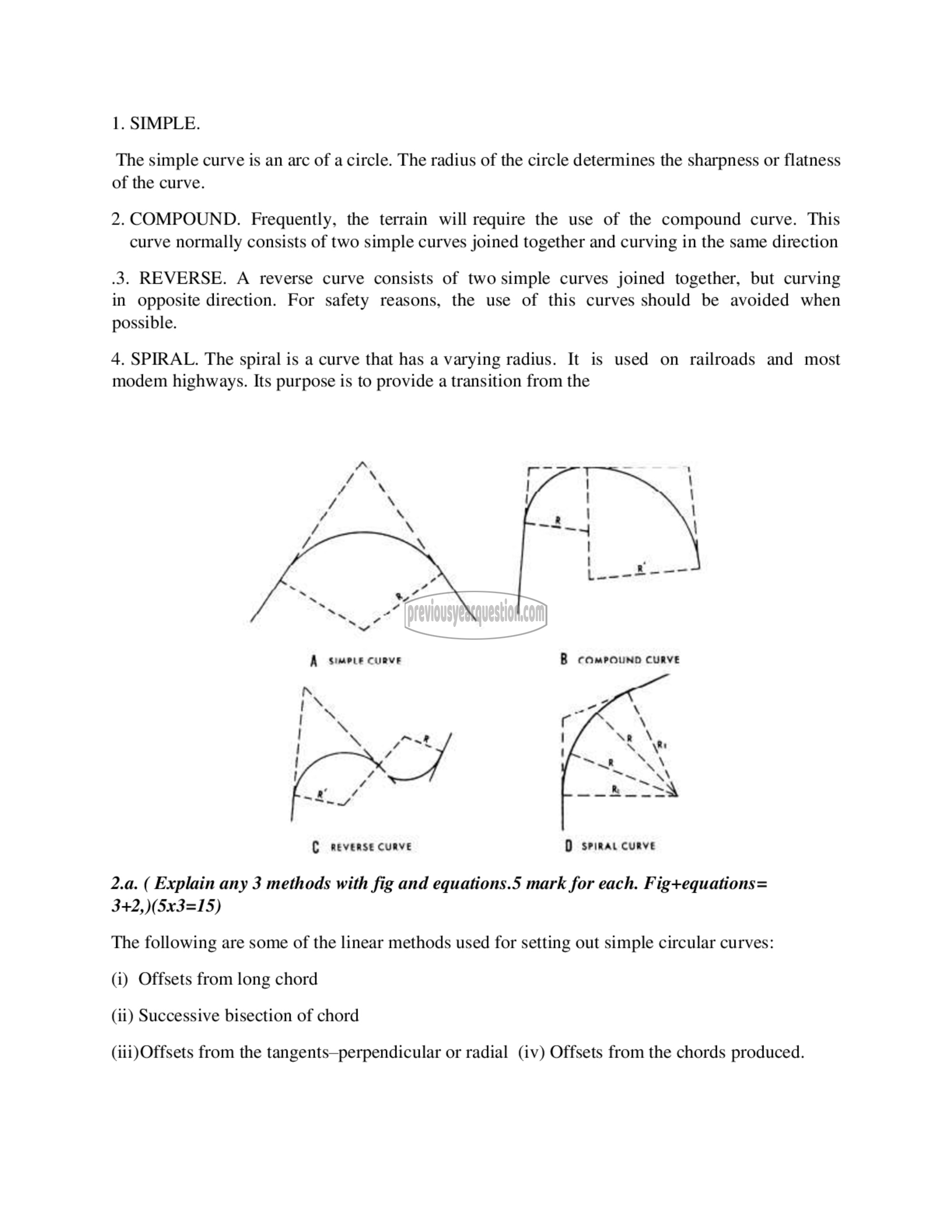 Question Paper - Geomatics-4