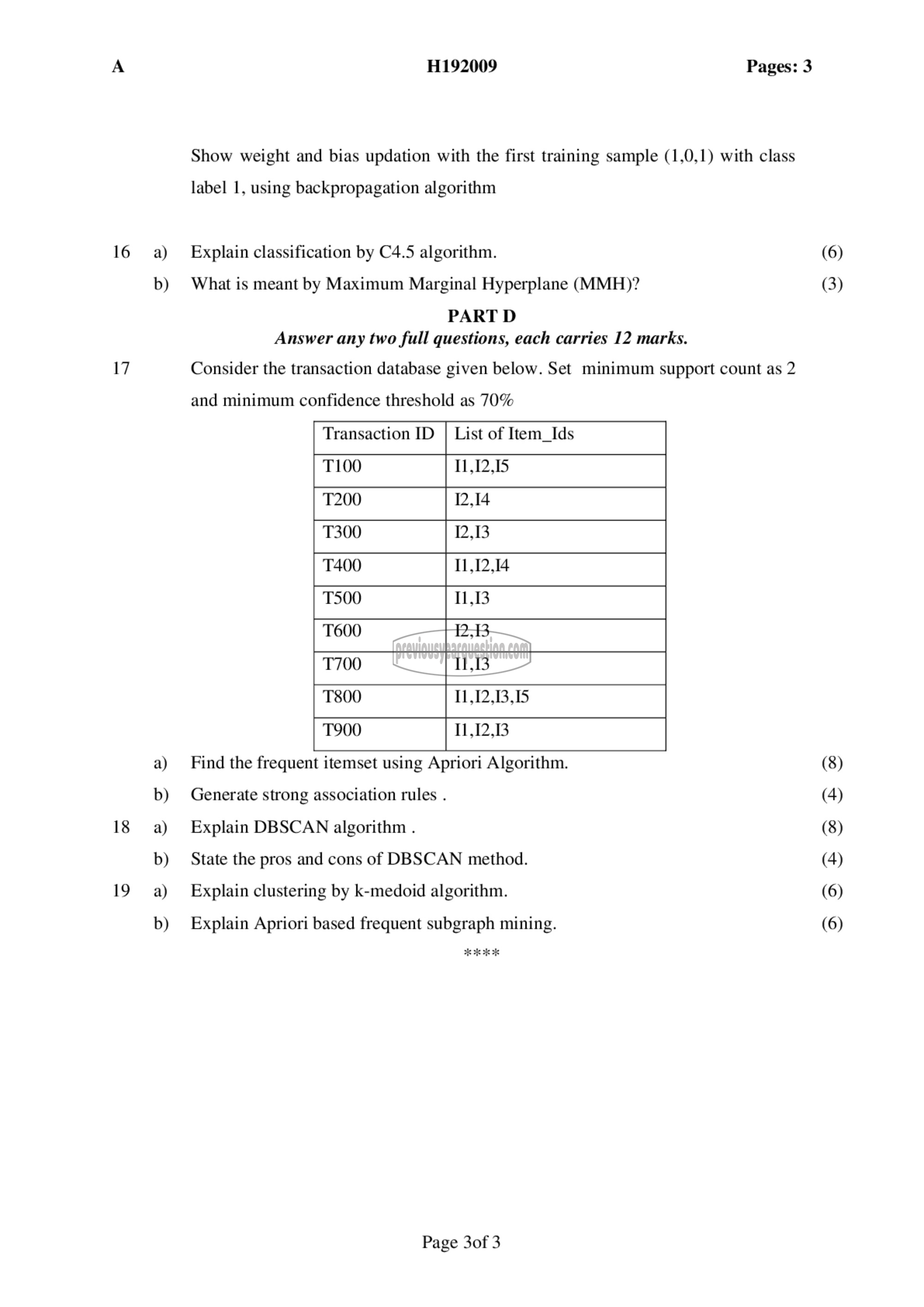 Question Paper - Environmental Engineering II-3