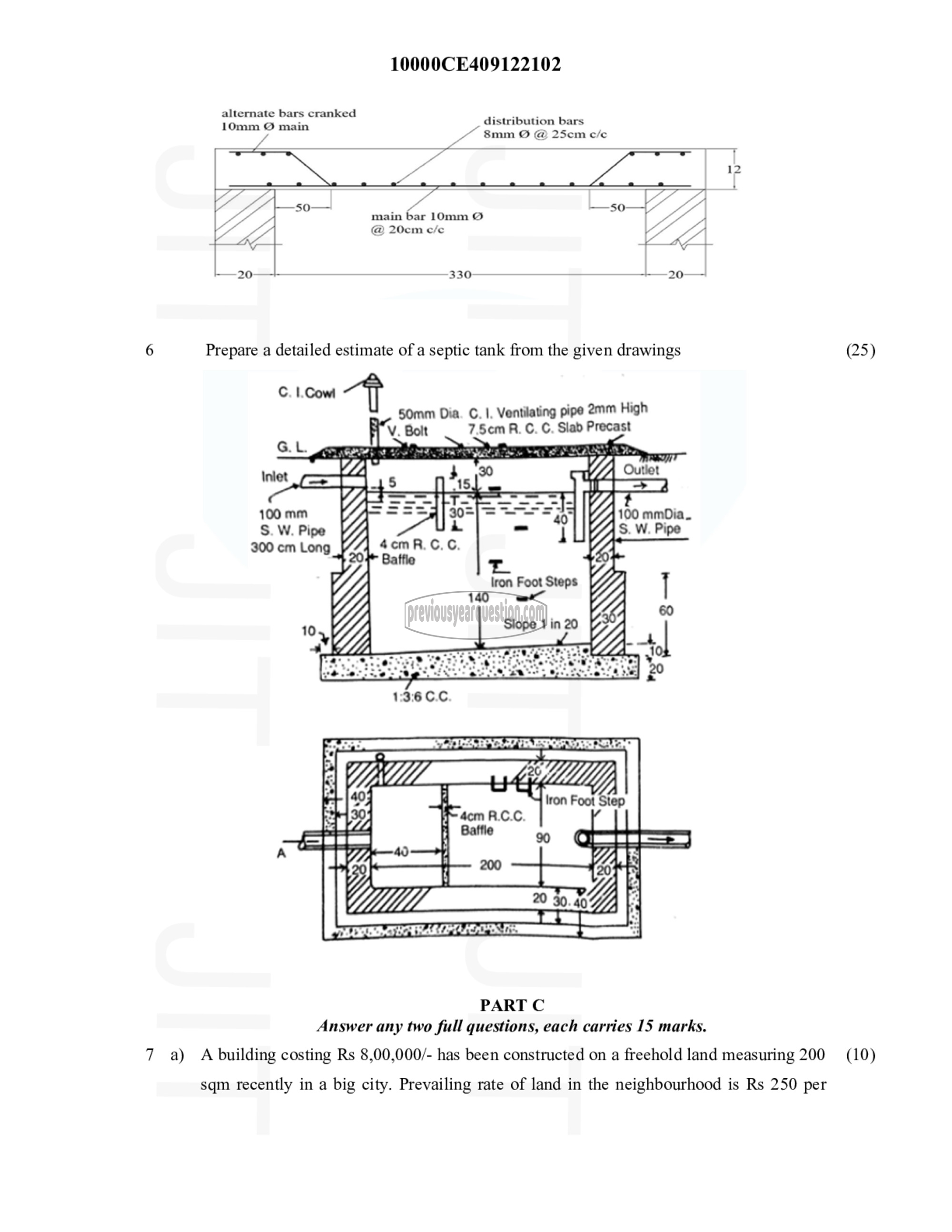 Question Paper - Quantity Surveying and Valuation-4