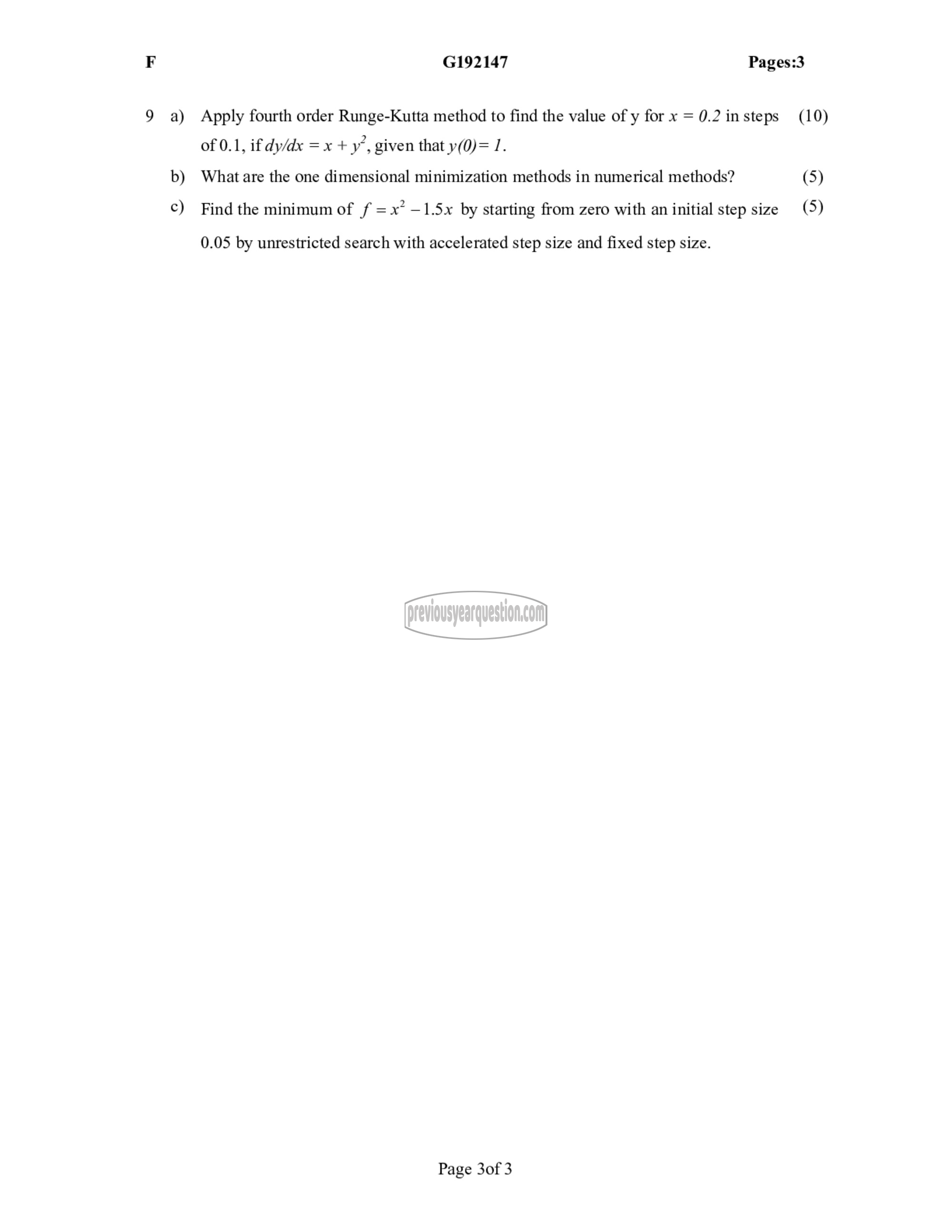 Question Paper - Advanced Computational Techniques and Optimization-3