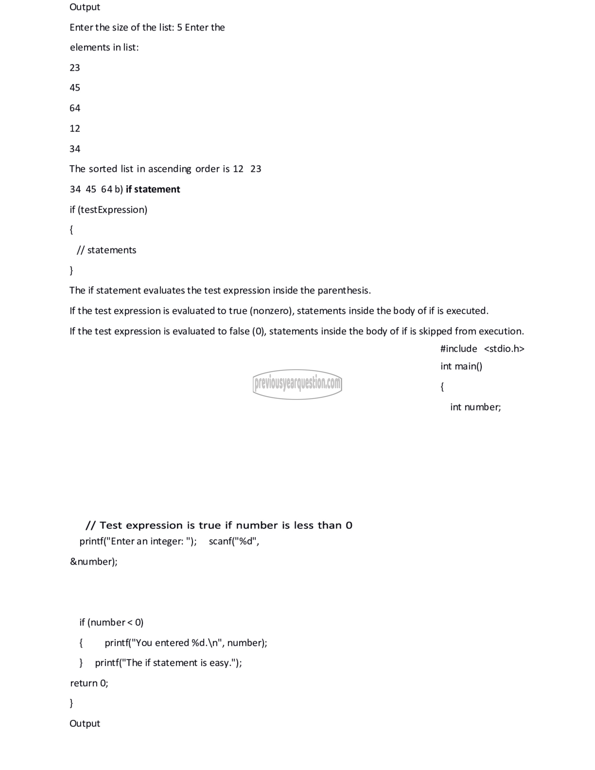 Question Paper - Computer Programming-29