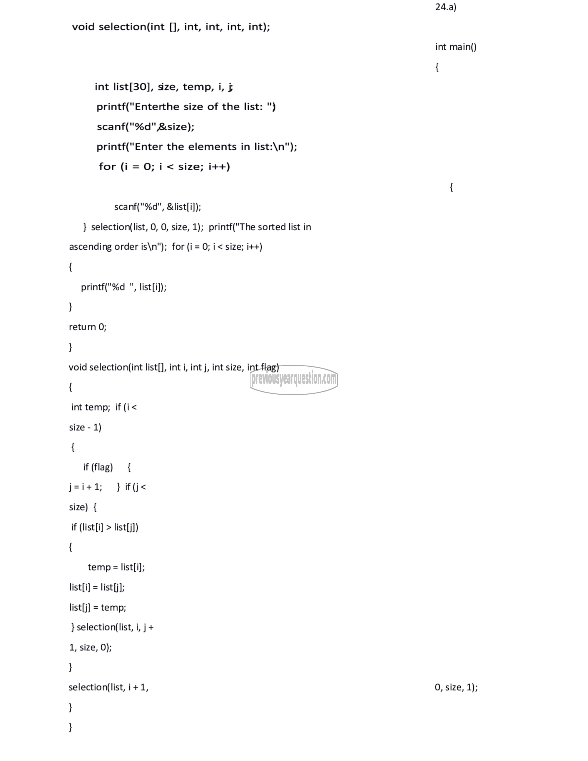 Question Paper - Computer Programming-28