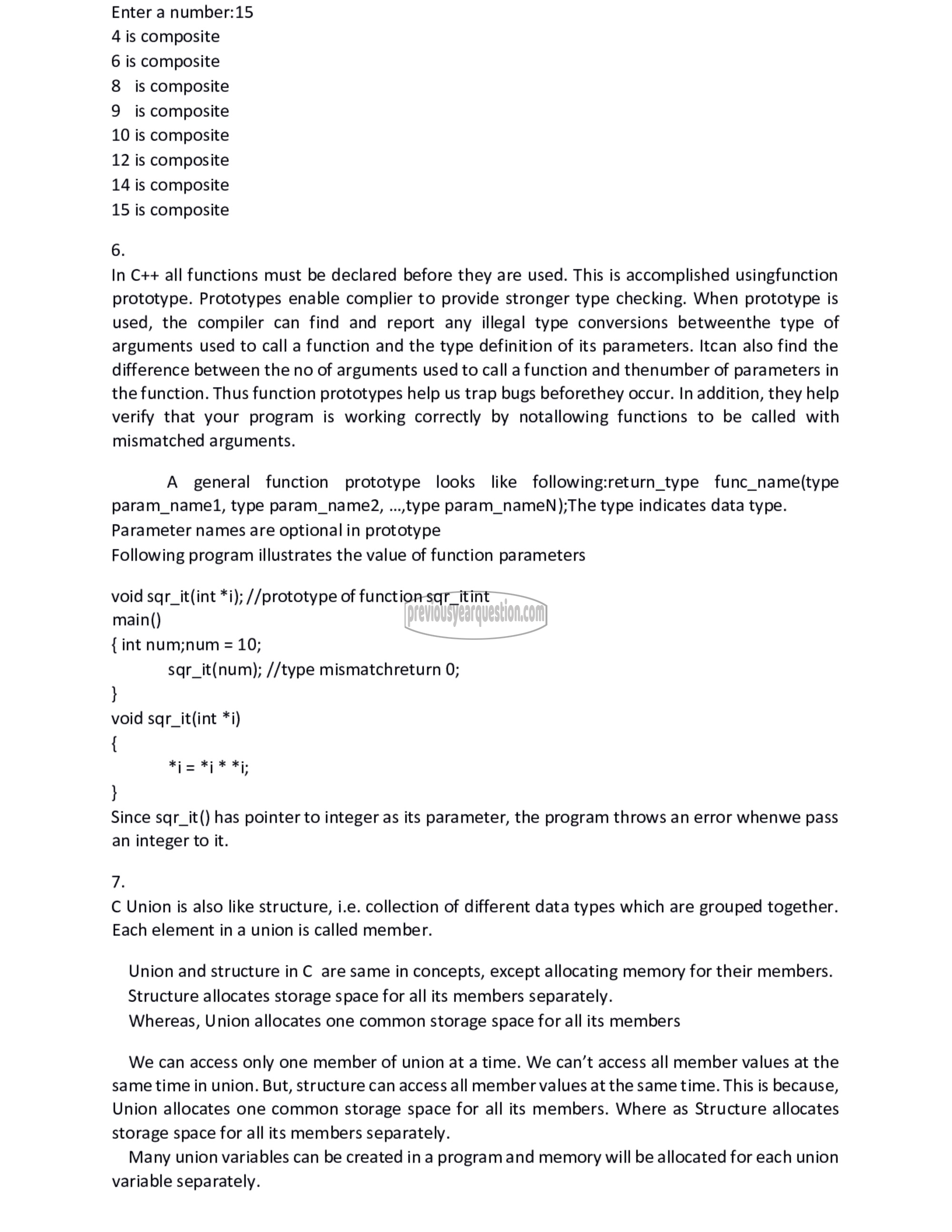 Question Paper - Computer Programming-7