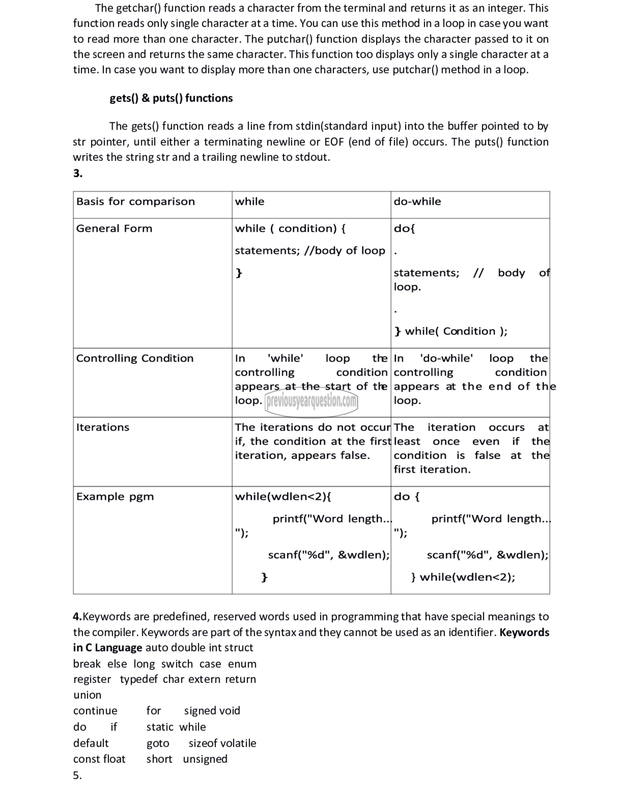 Question Paper - Computer Programming-5