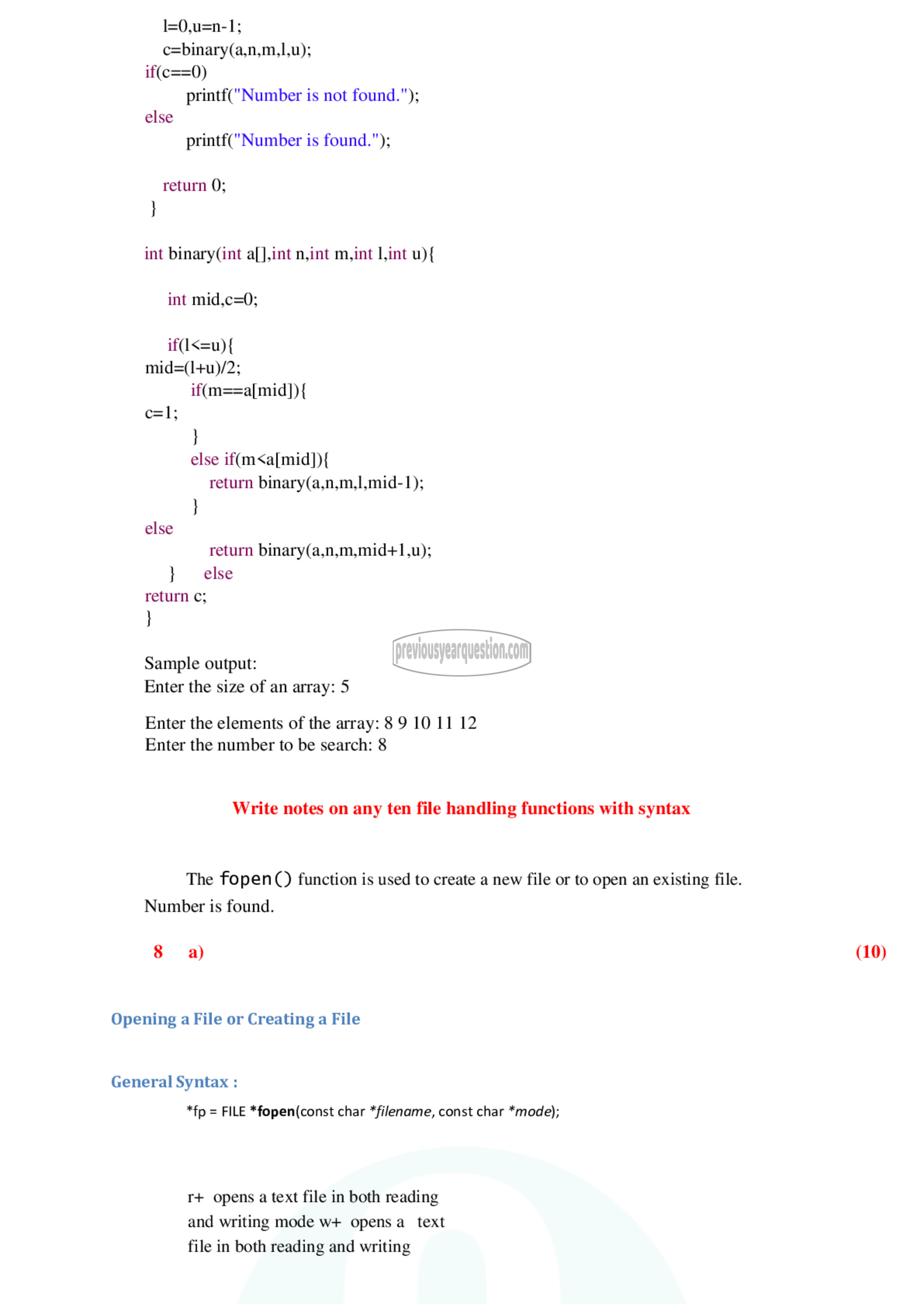 Question Paper - Computer Programming-38