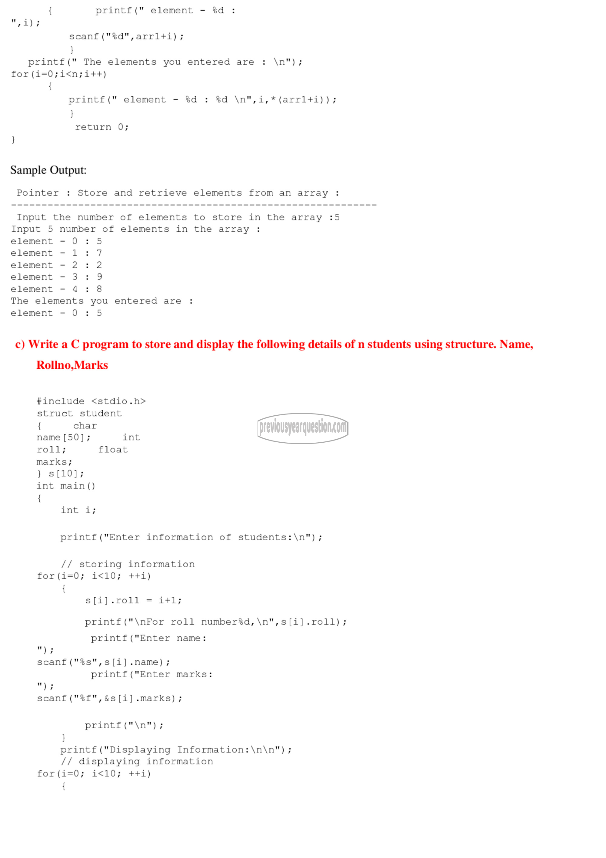 Question Paper - Computer Programming-27