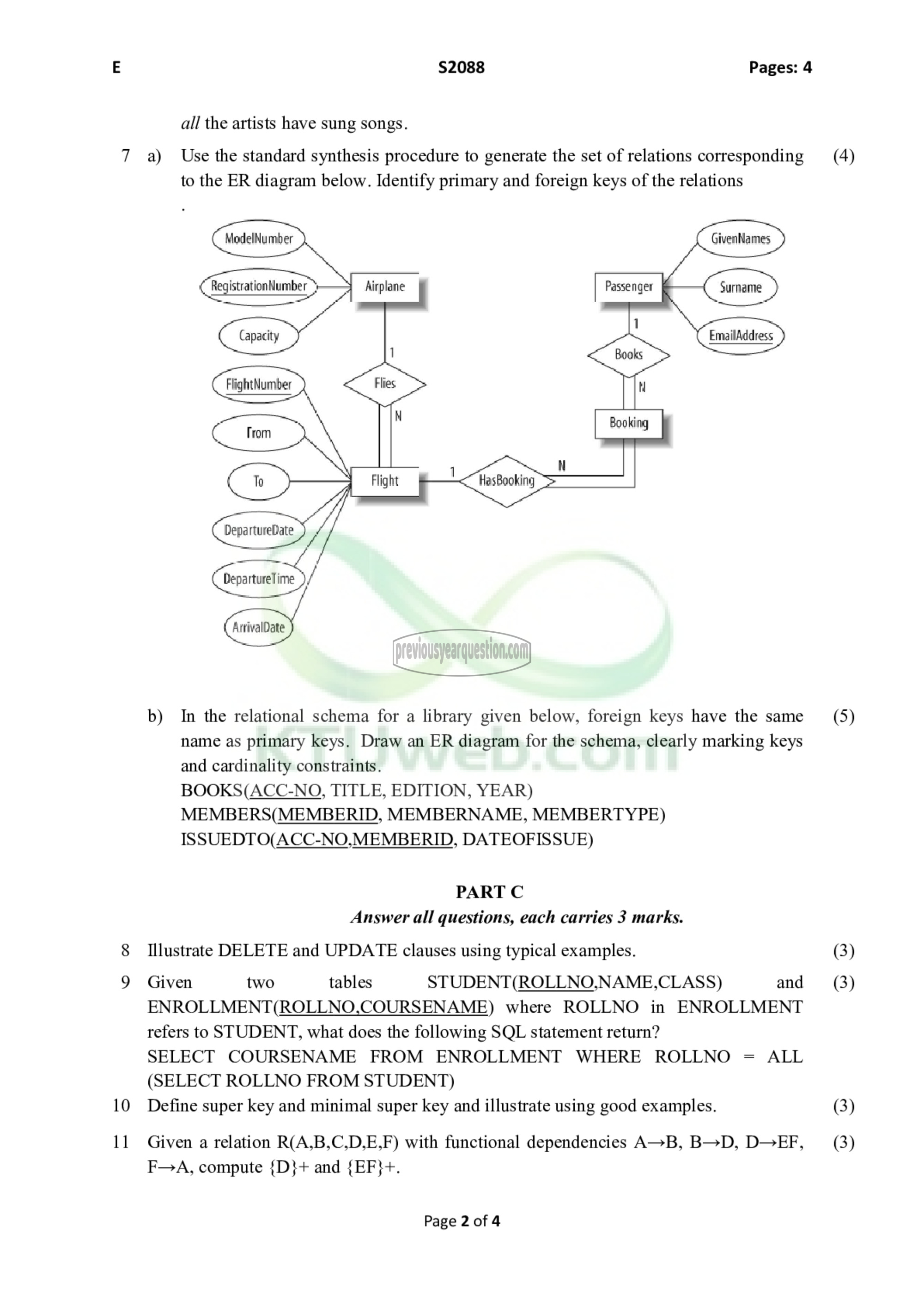 Question Paper - Principles of Database Design-2