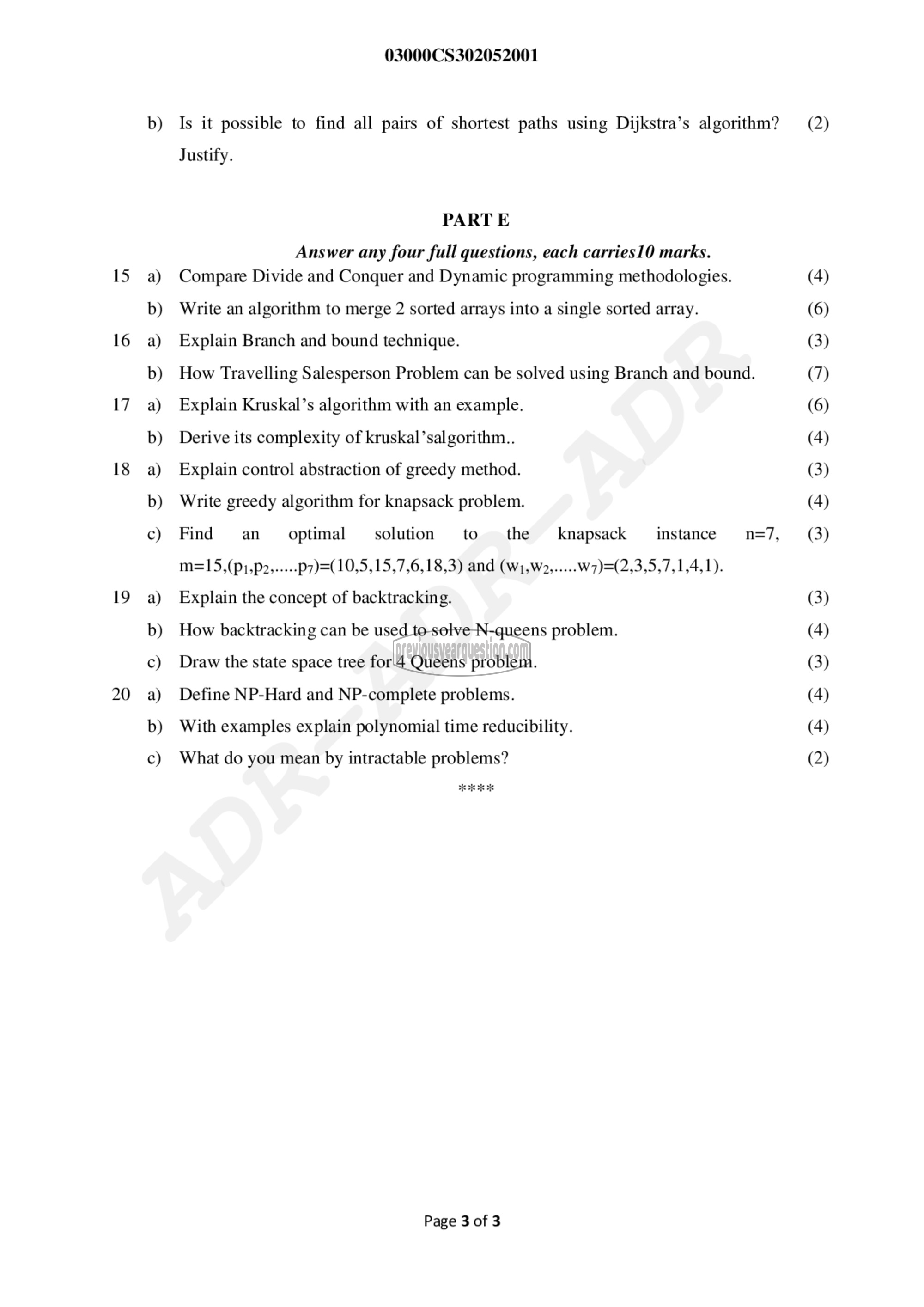 Question Paper - S369-3