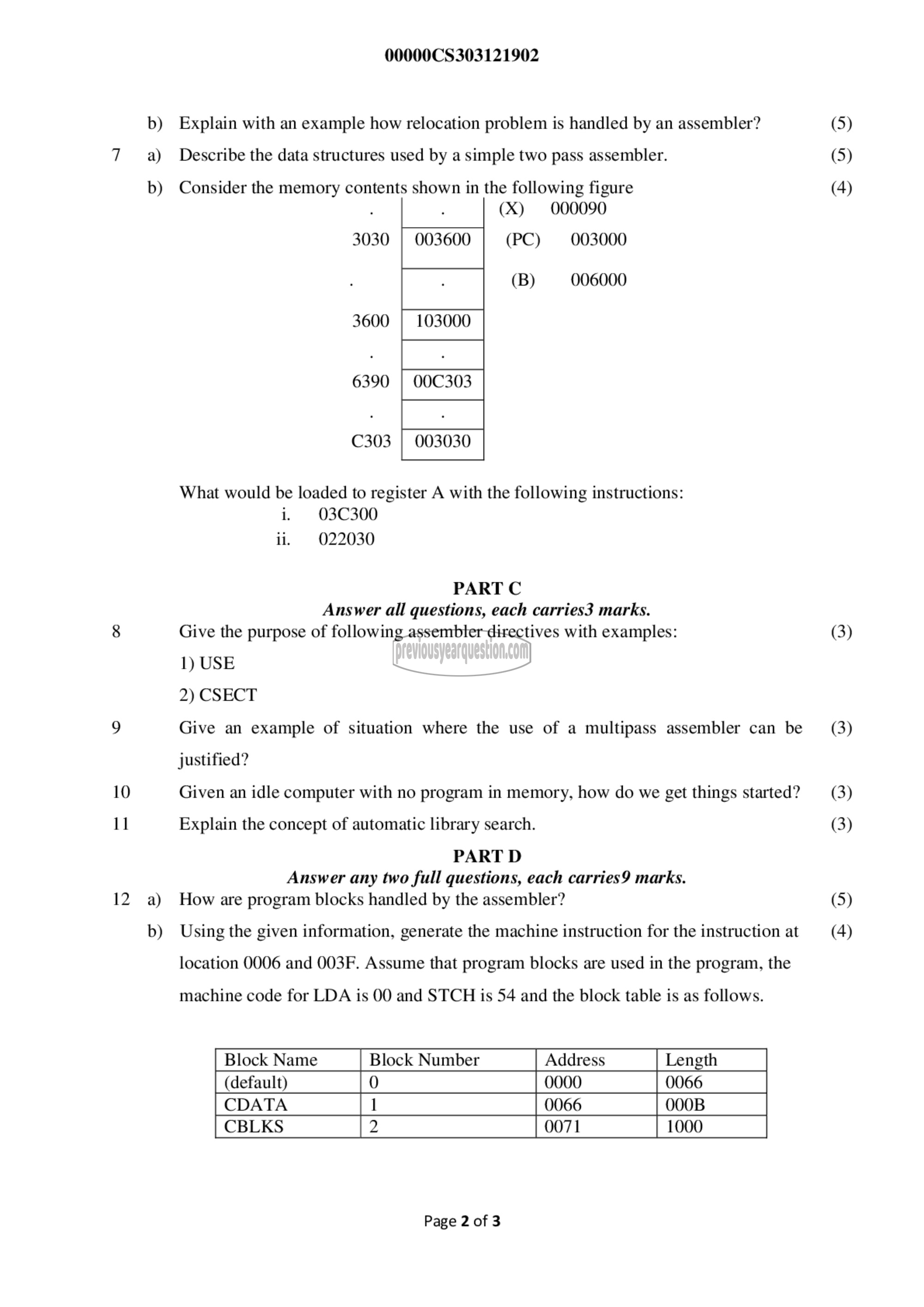 Question Paper - System Software-2