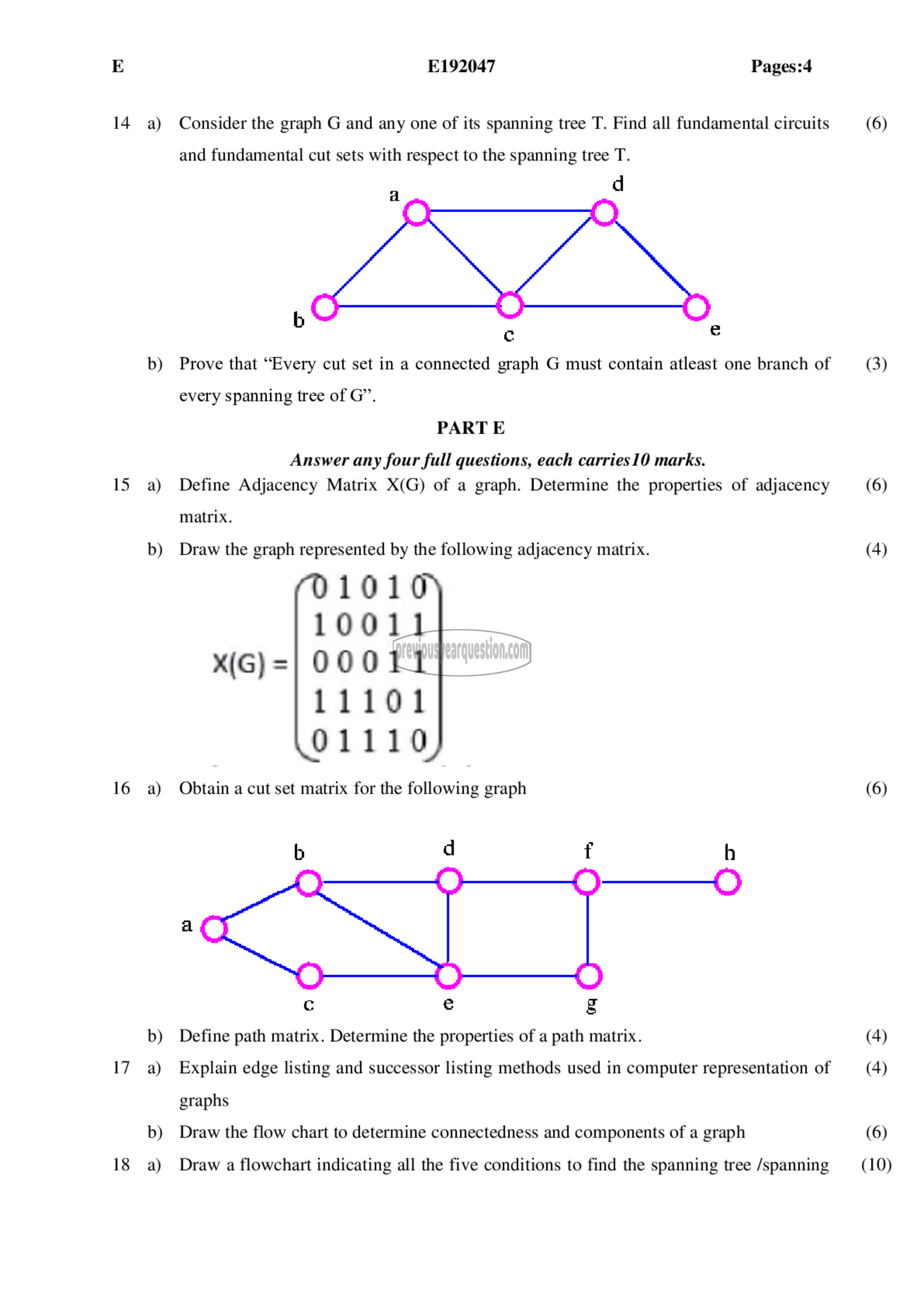 Question Paper - Graph Theory and Combinatorics-3