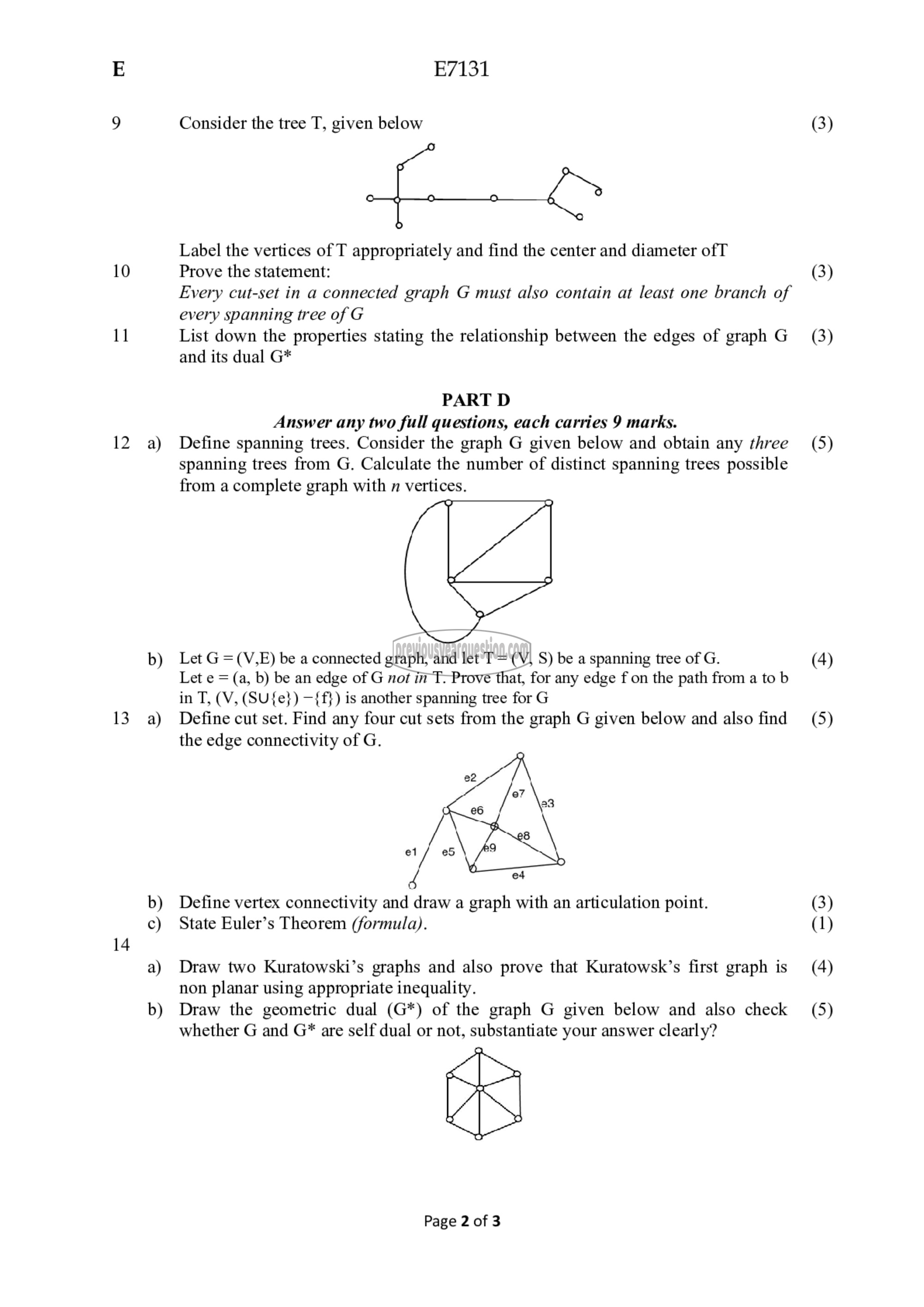 Question Paper - Graph Theory and Combinatorics-2