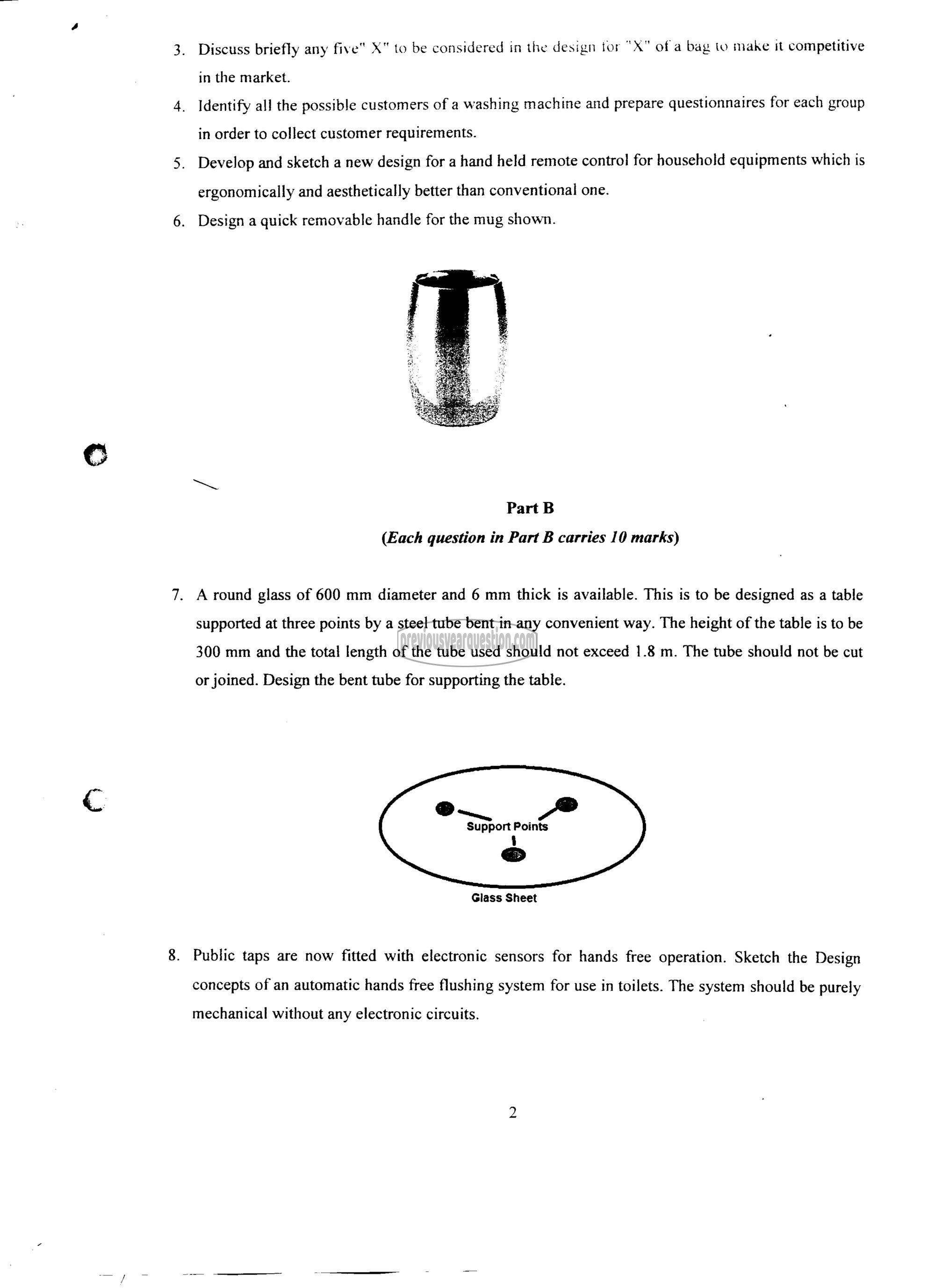 Question Paper - DESIGN AND ENGINEERING-2