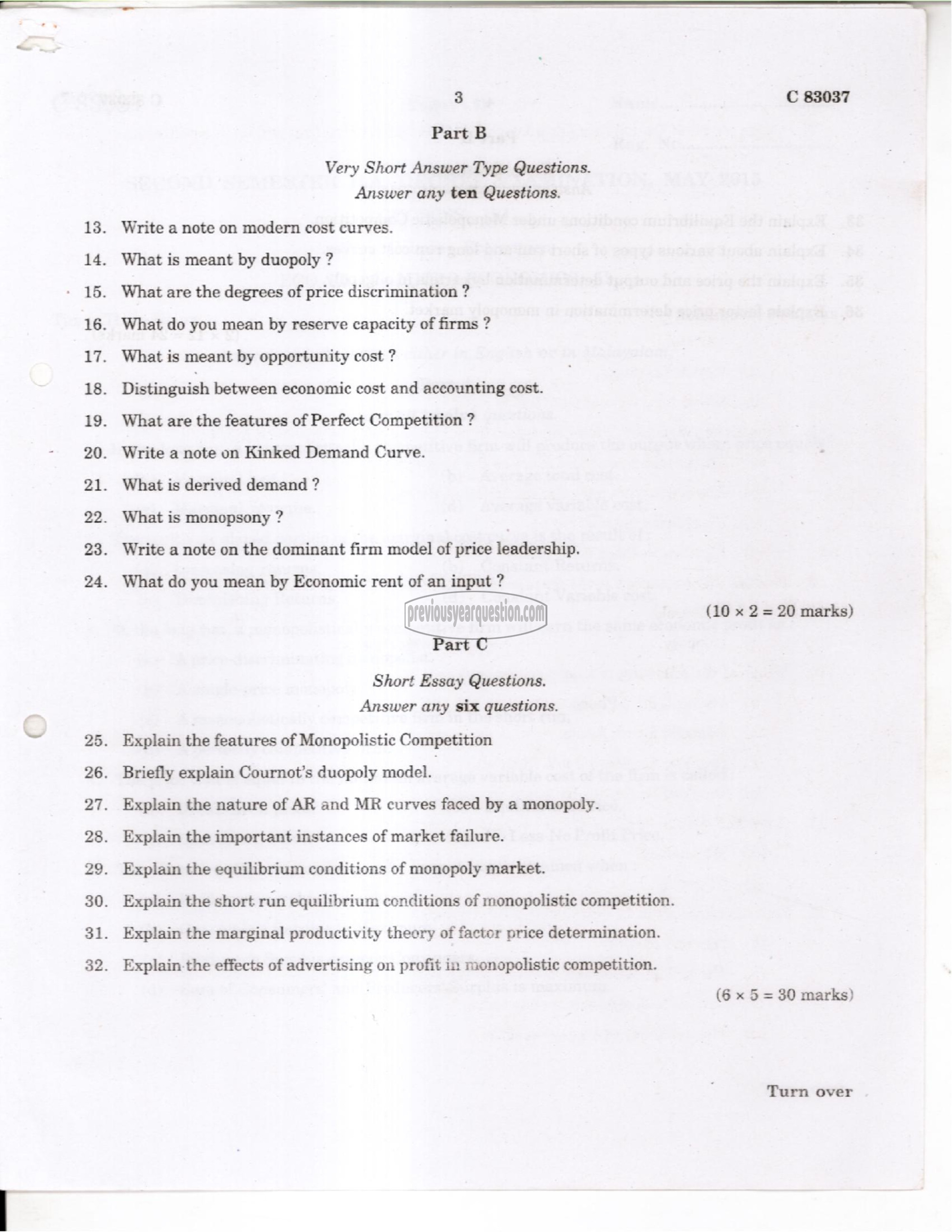 Question Paper - Macroeconomics I-3