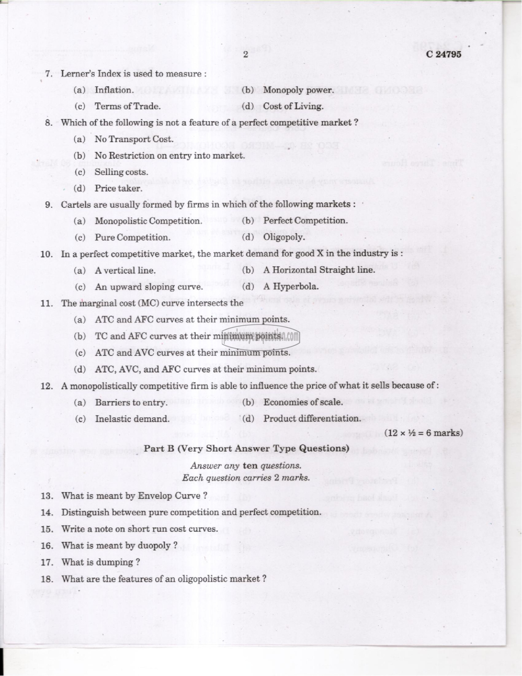 Question Paper - Macroeconomics I-2