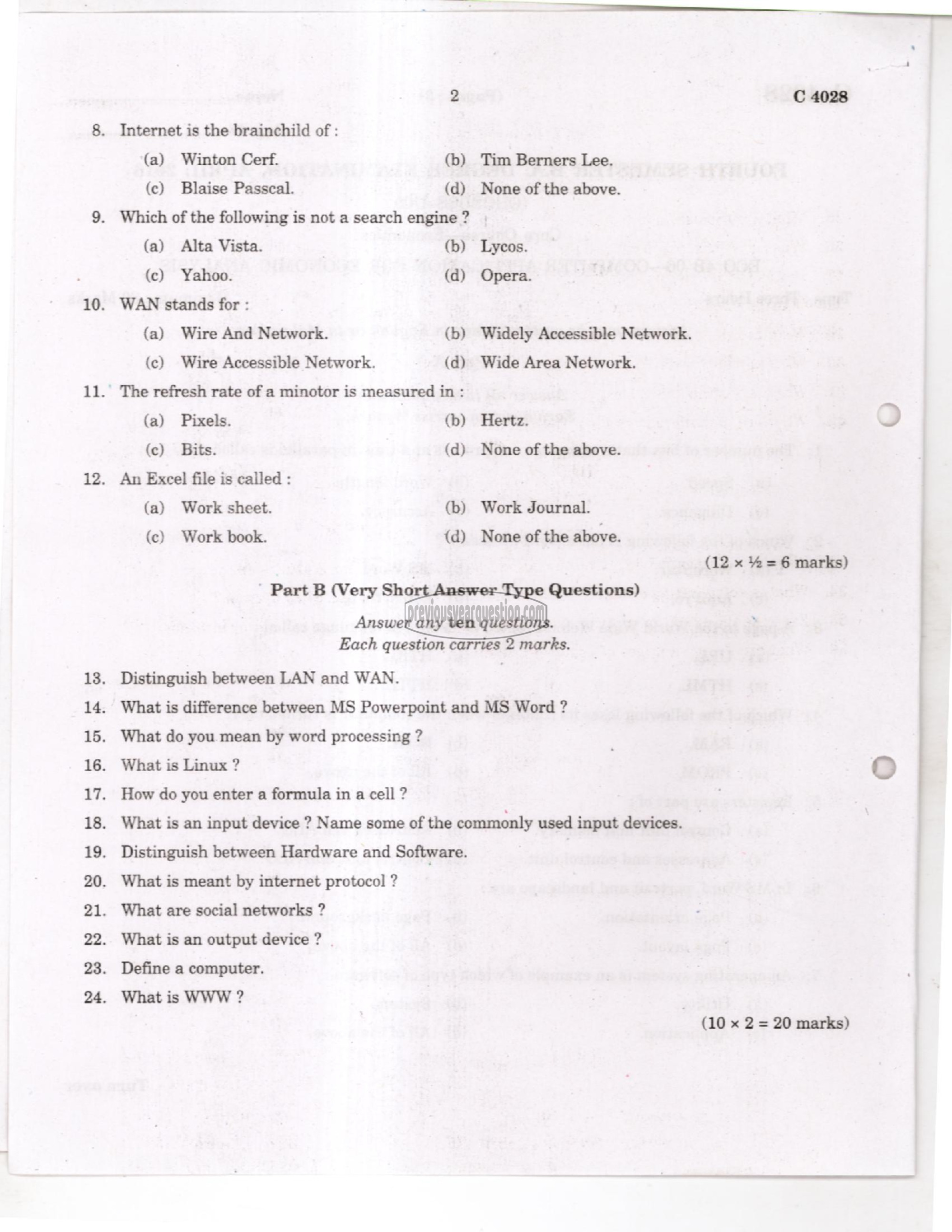 Question Paper - Macroeconomics II-2