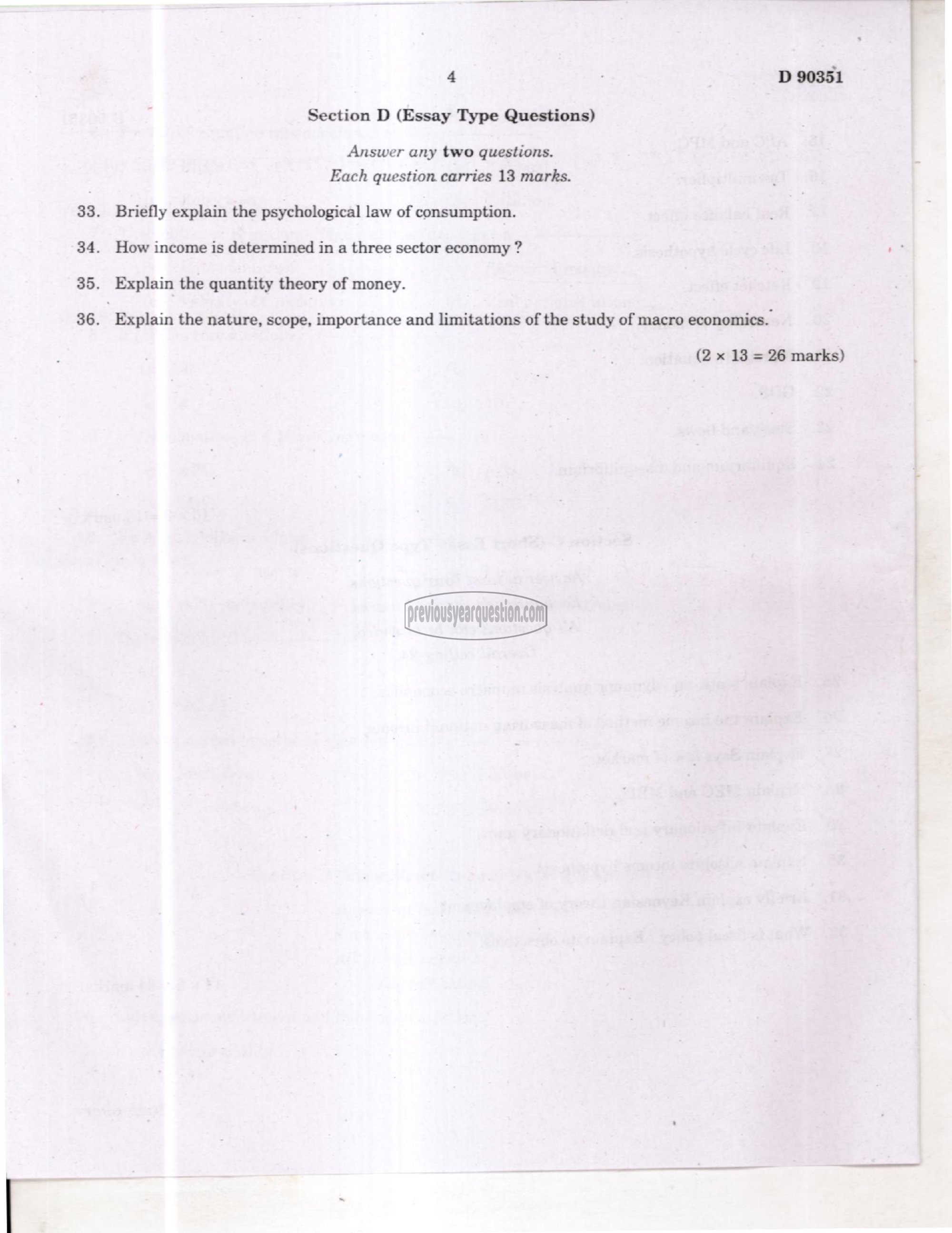 Question Paper - Fiscal Economics-4