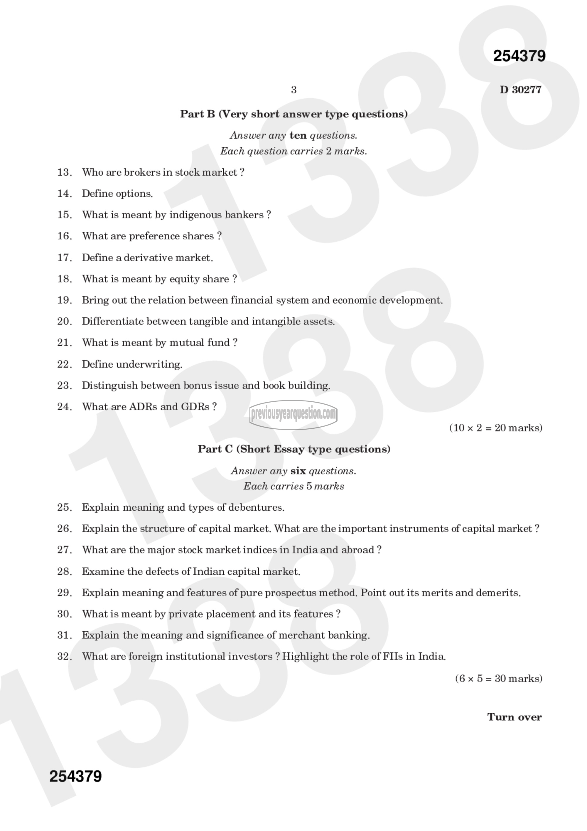 Question Paper - Economics of Capital Market-3