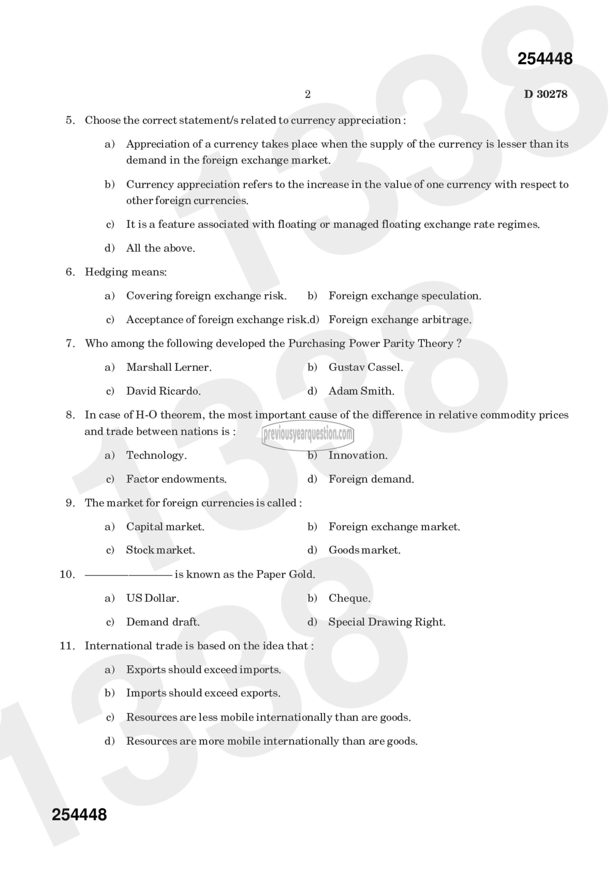 Question Paper - Mathematical Economics-2